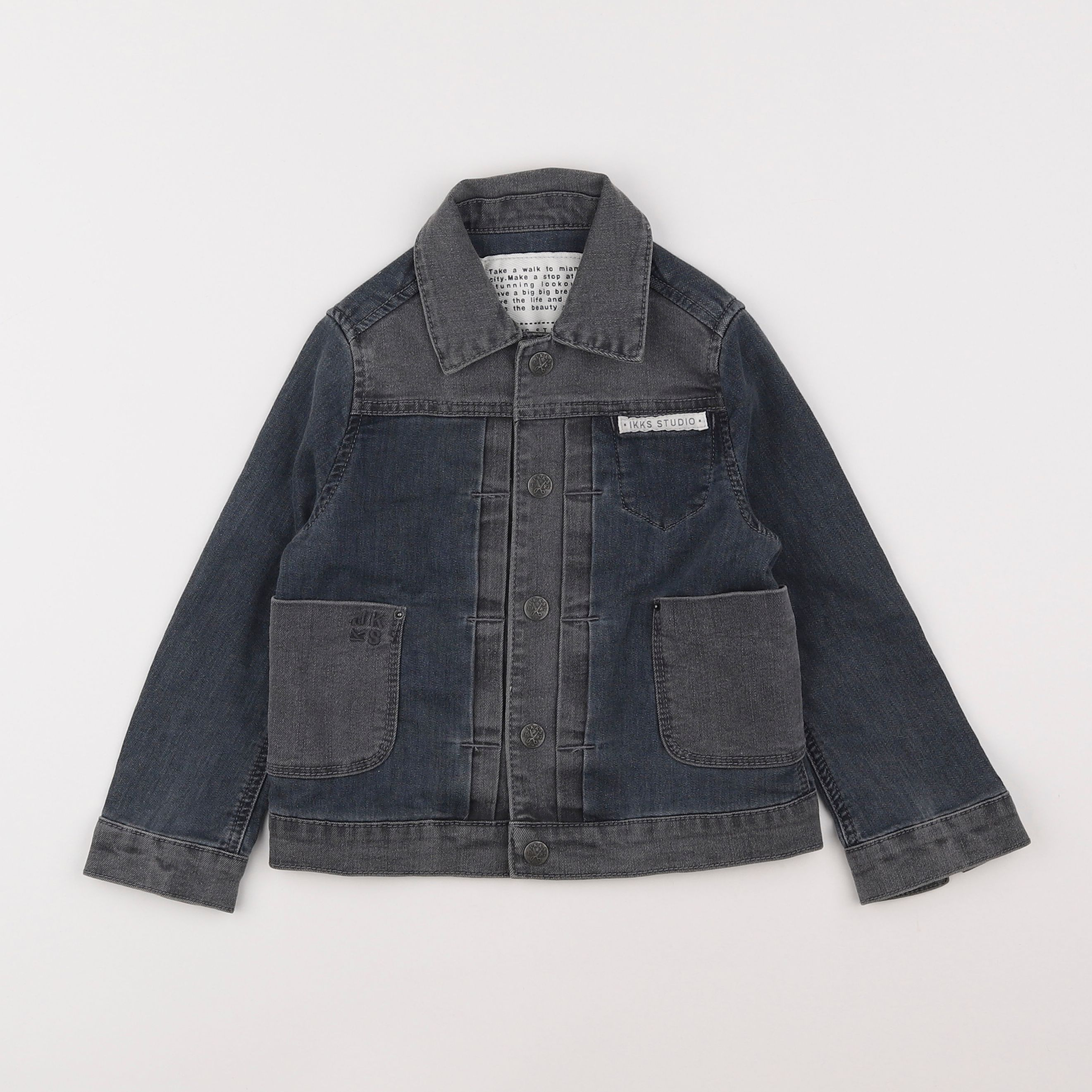 IKKS - veste gris - 4 ans