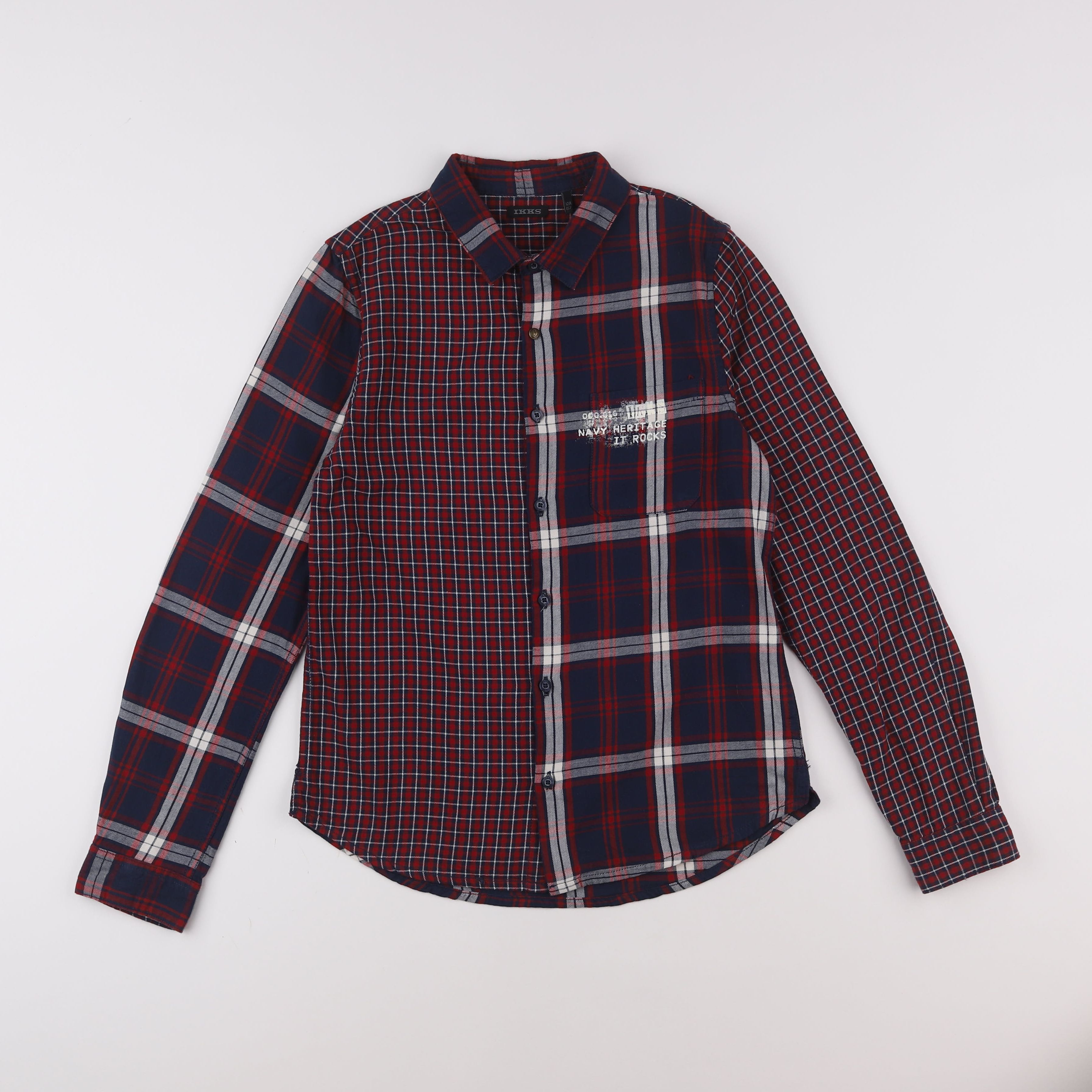 IKKS - chemise rouge - 12 ans