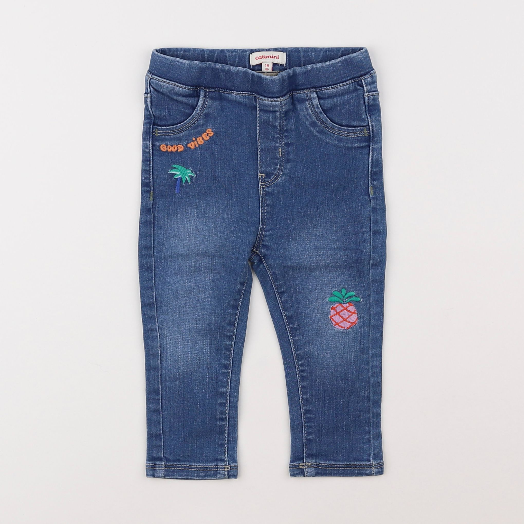 Catimini - jegging bleu - 18 mois