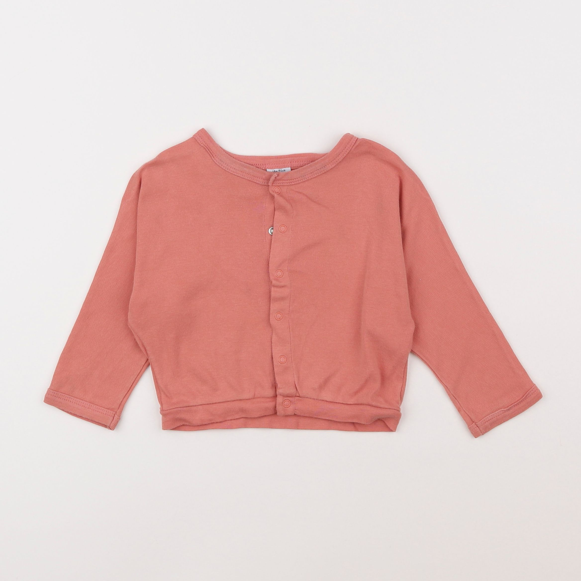 Petit Bateau - gilet rose - 18 mois