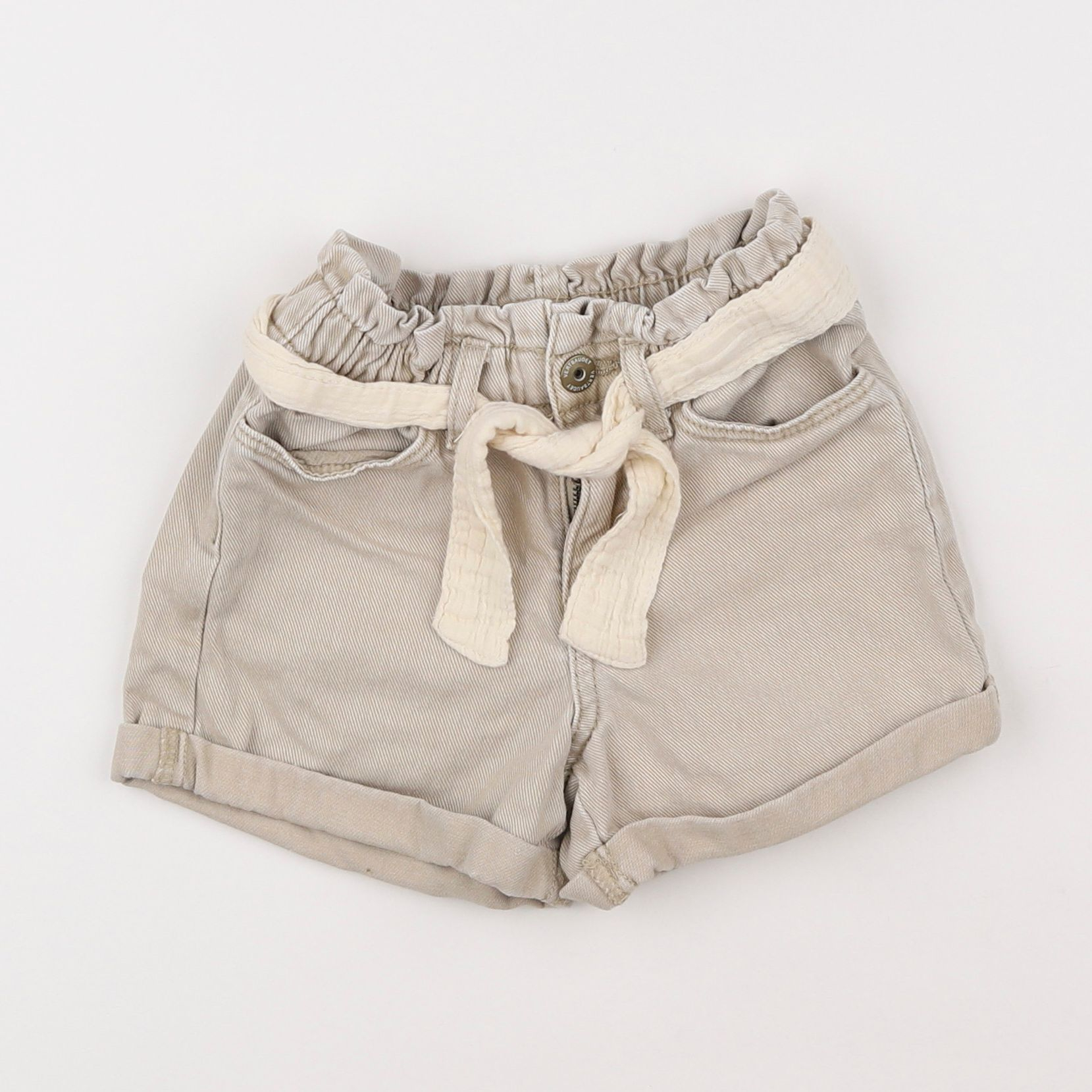 Vertbaudet - short beige - 3 ans