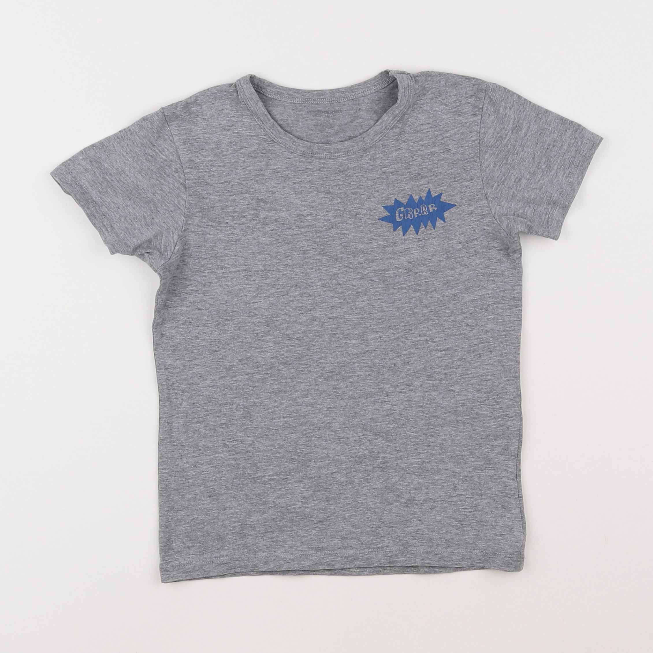 Vertbaudet - tee-shirt gris - 8 ans