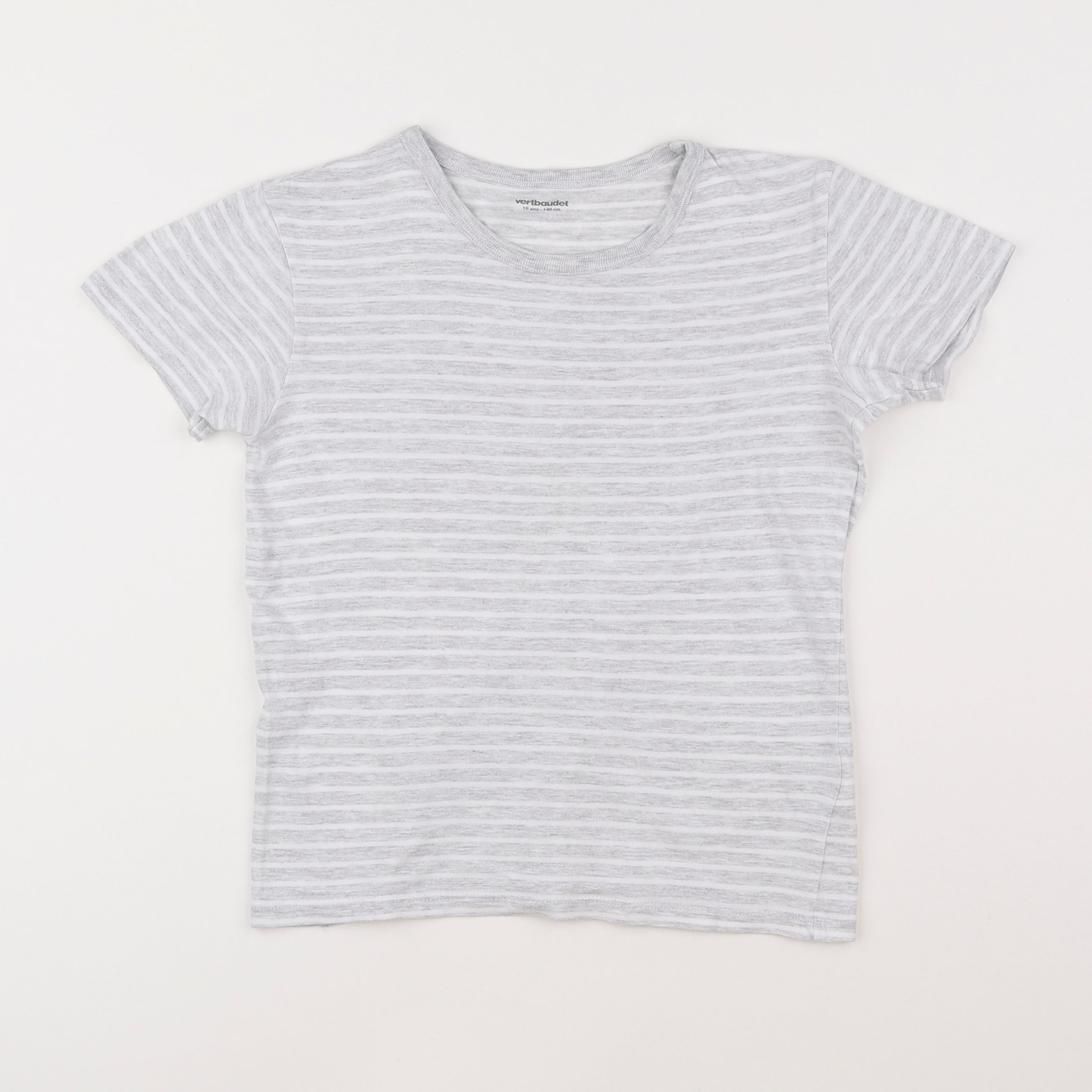 Vertbaudet - tee-shirt gris - 8 ans