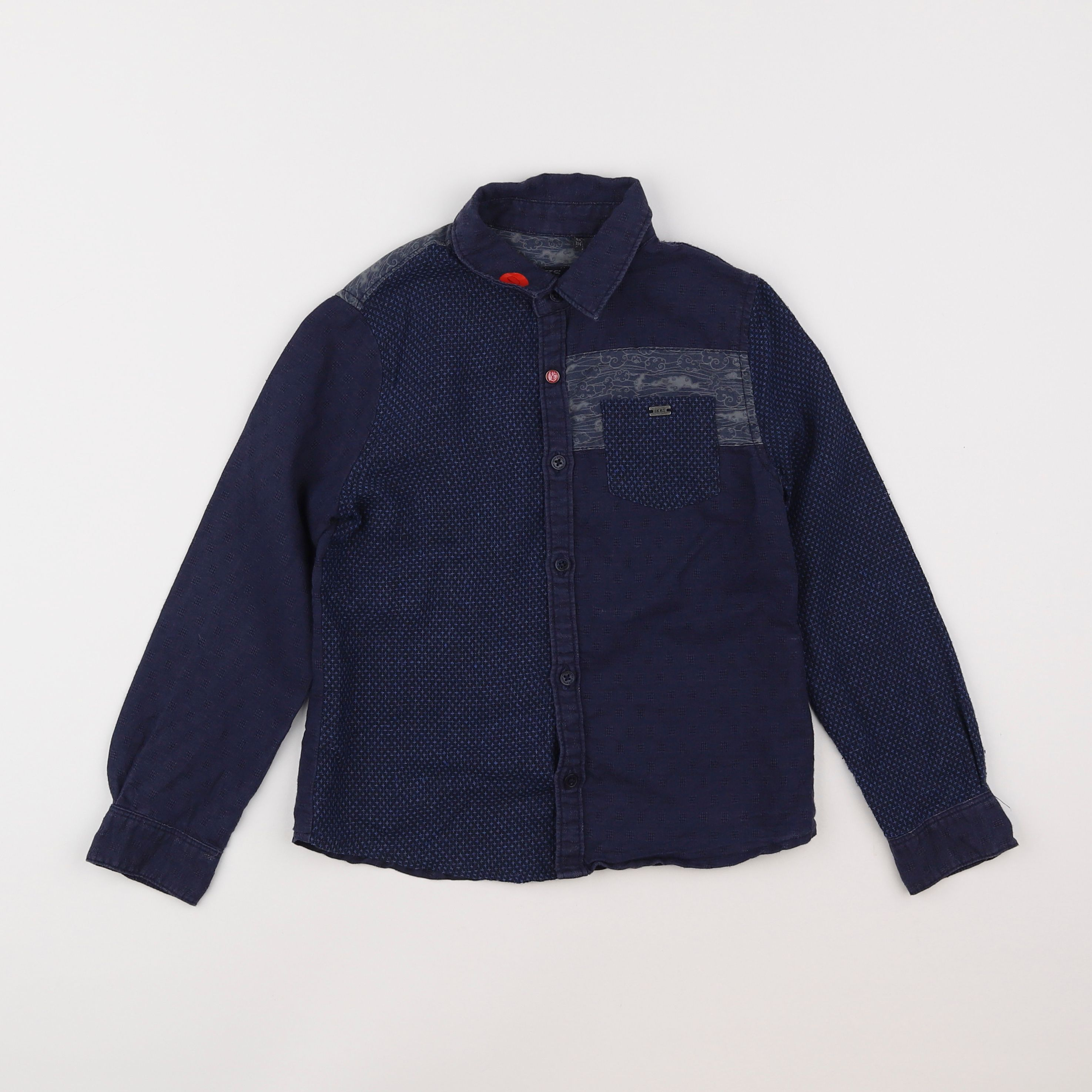 IKKS - chemise bleu - 6 ans