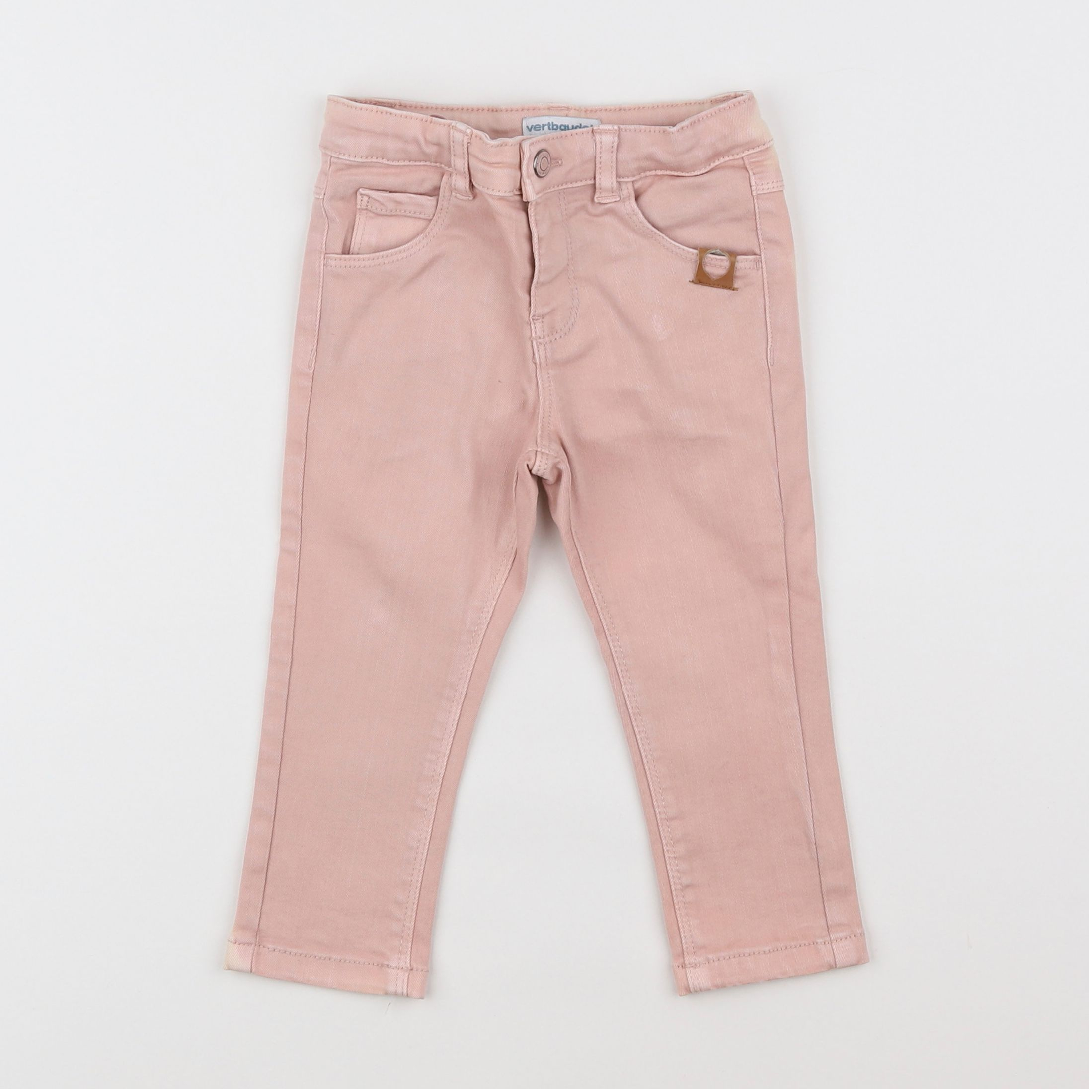 Vertbaudet - pantalon rose - 2 ans