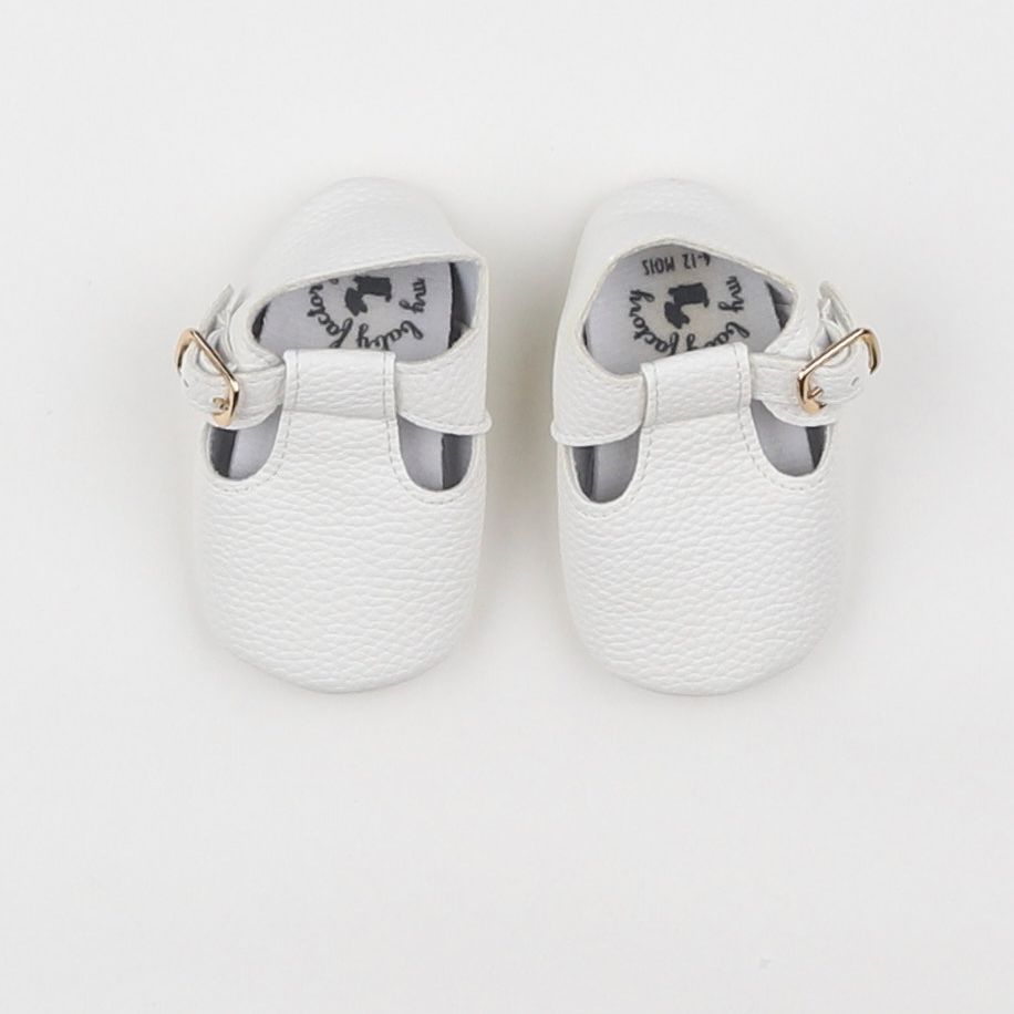 My Baby Factory - chaussons blanc - pointure 18/19