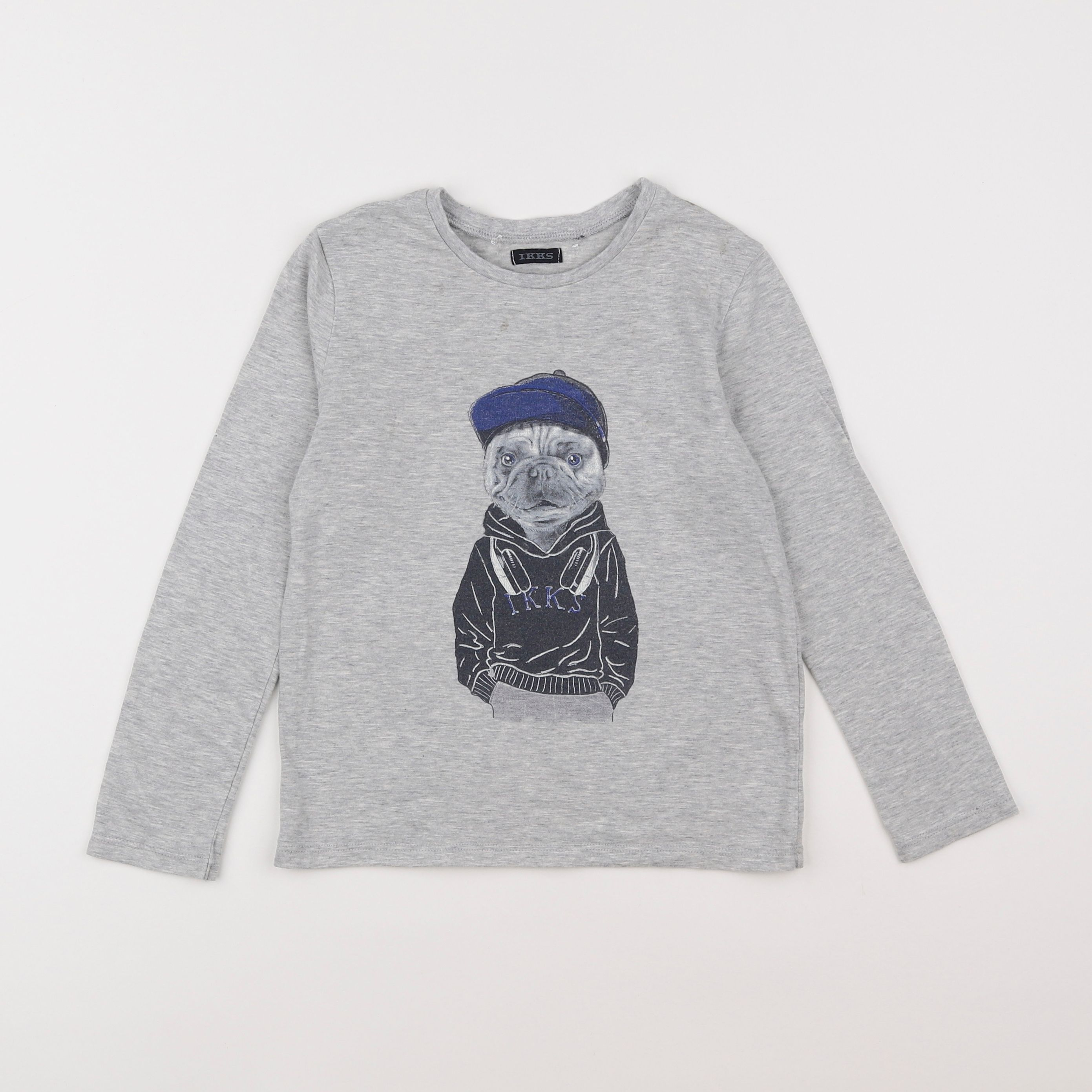 IKKS - tee-shirt gris - 4 ans