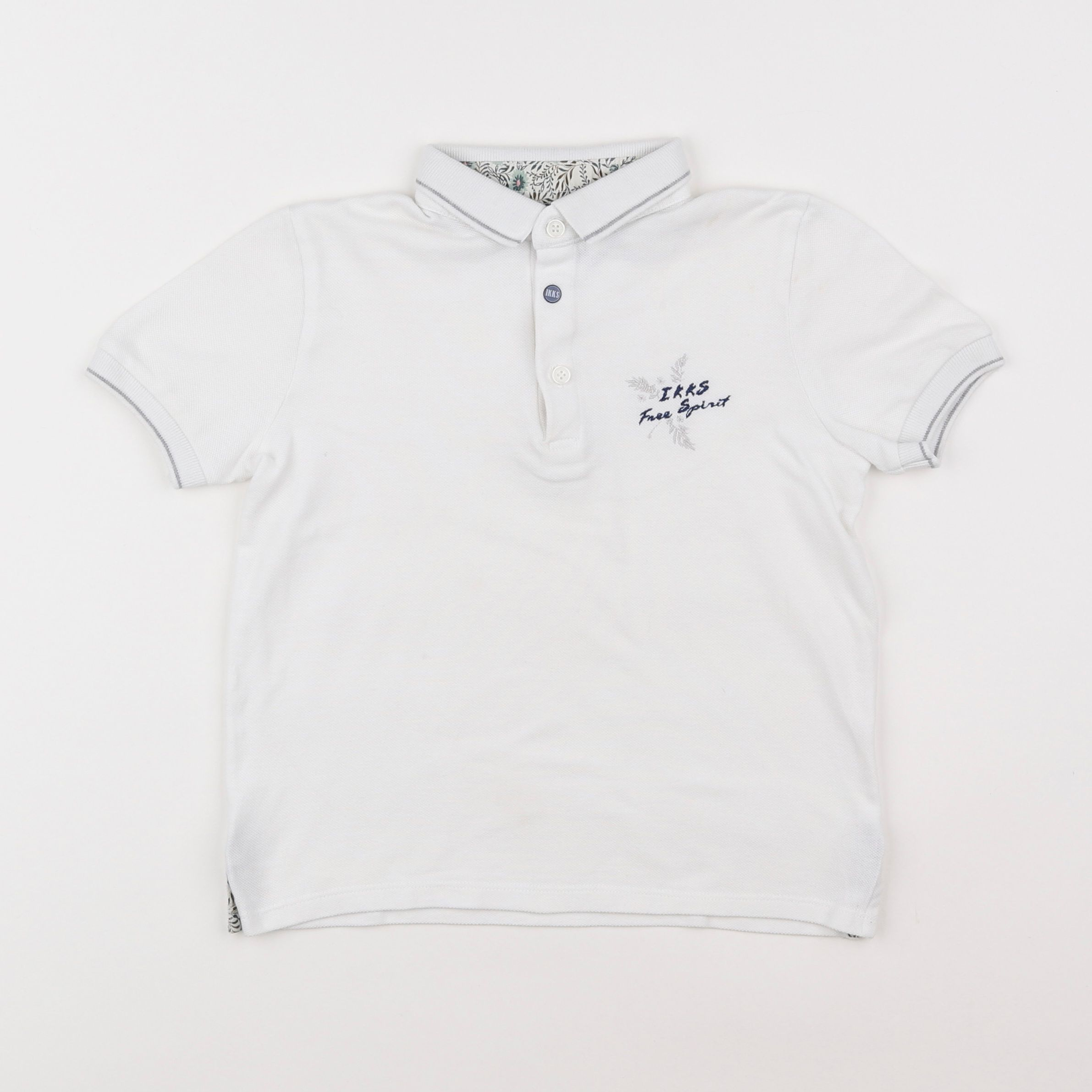 IKKS - polo blanc - 5 ans