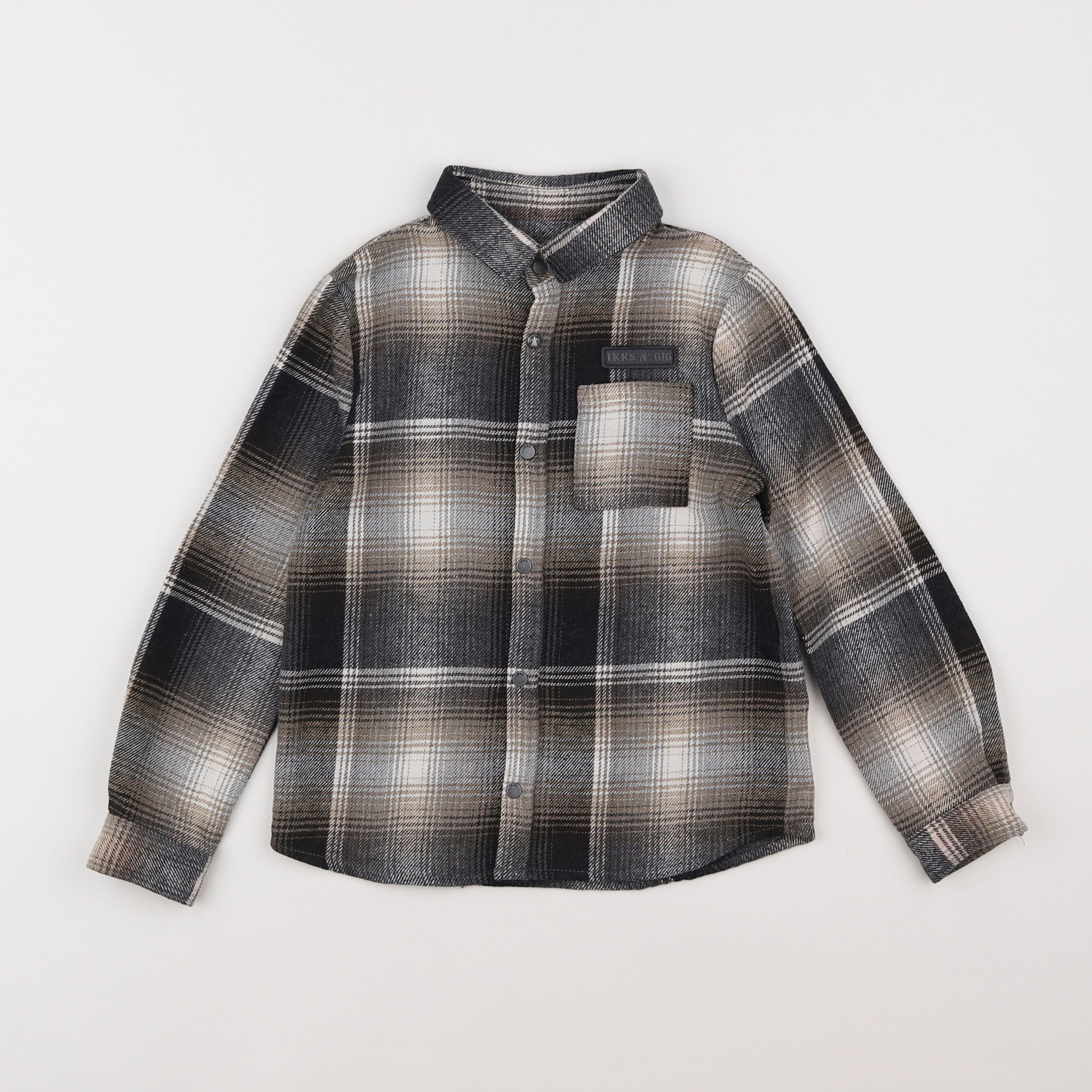 IKKS - chemise gris - 6 ans