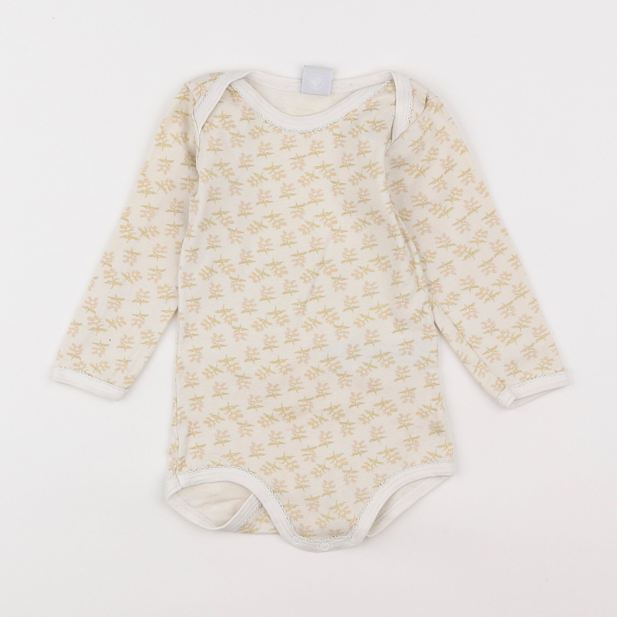 Petit Bateau - body beige - 18 mois