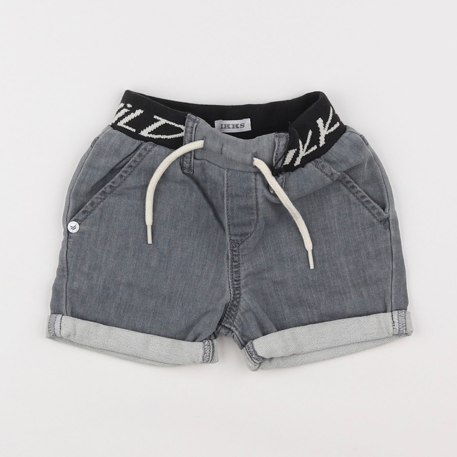 IKKS - short gris - 18 mois