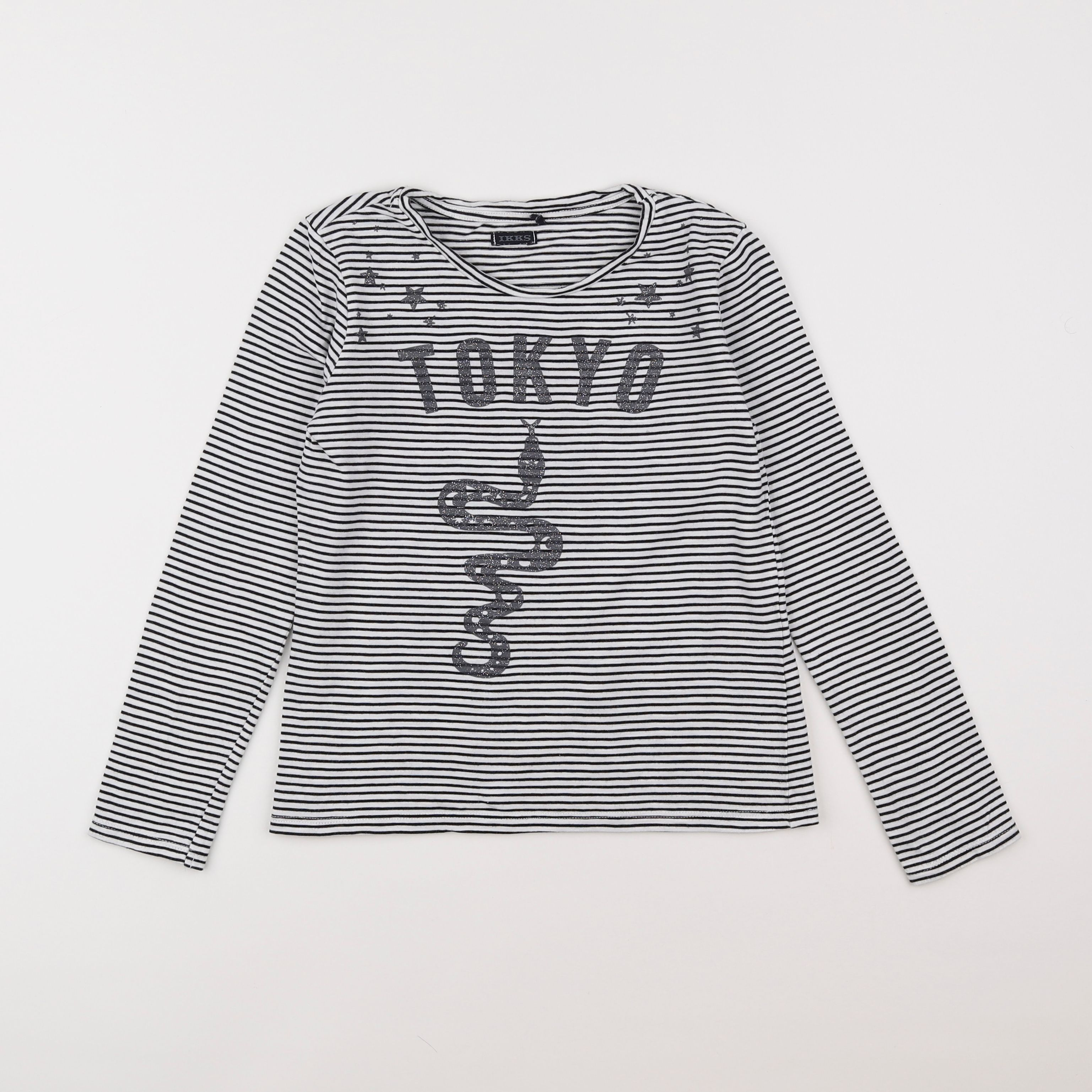 IKKS - tee-shirt gris - 10 ans