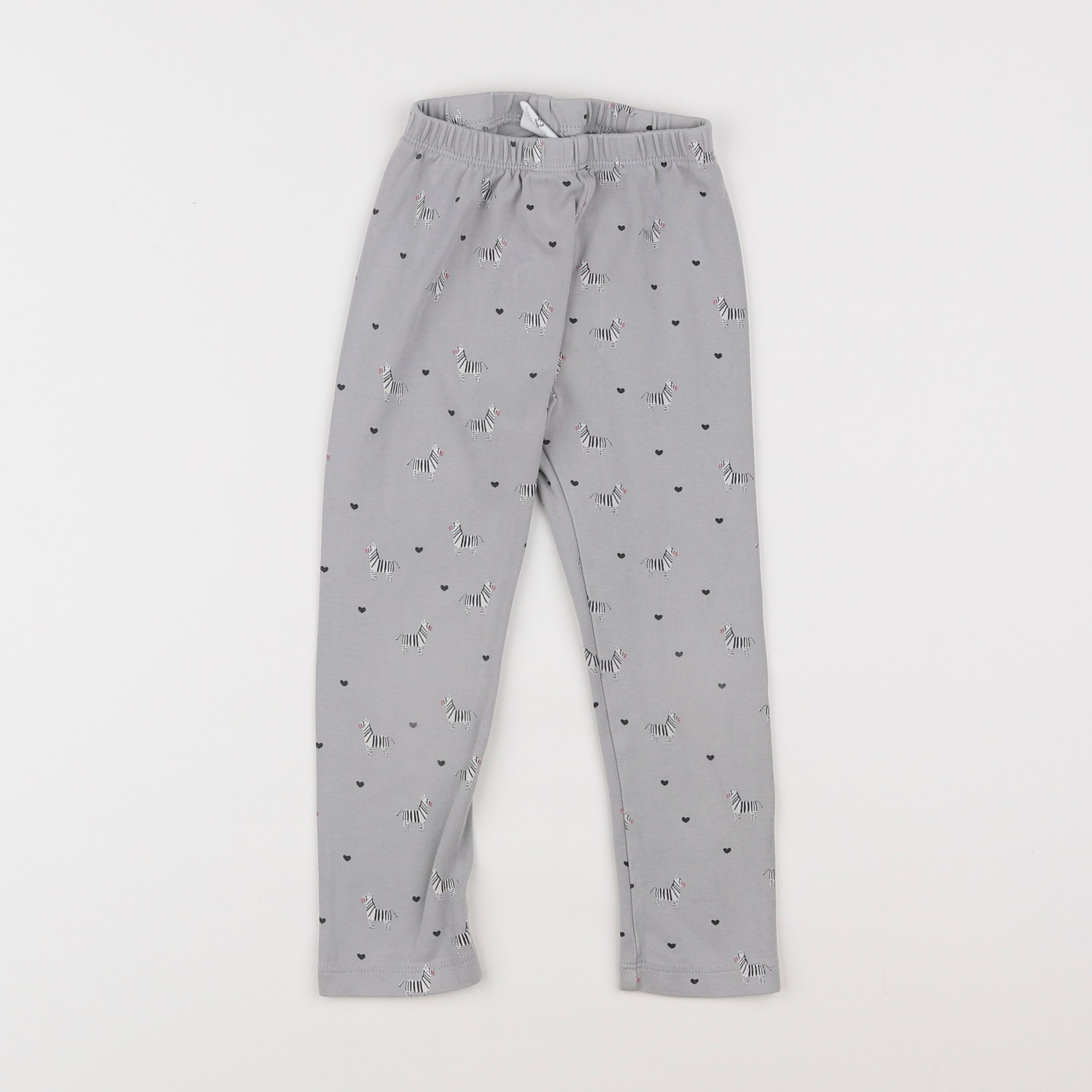 Zara - legging gris - 2/3 ans