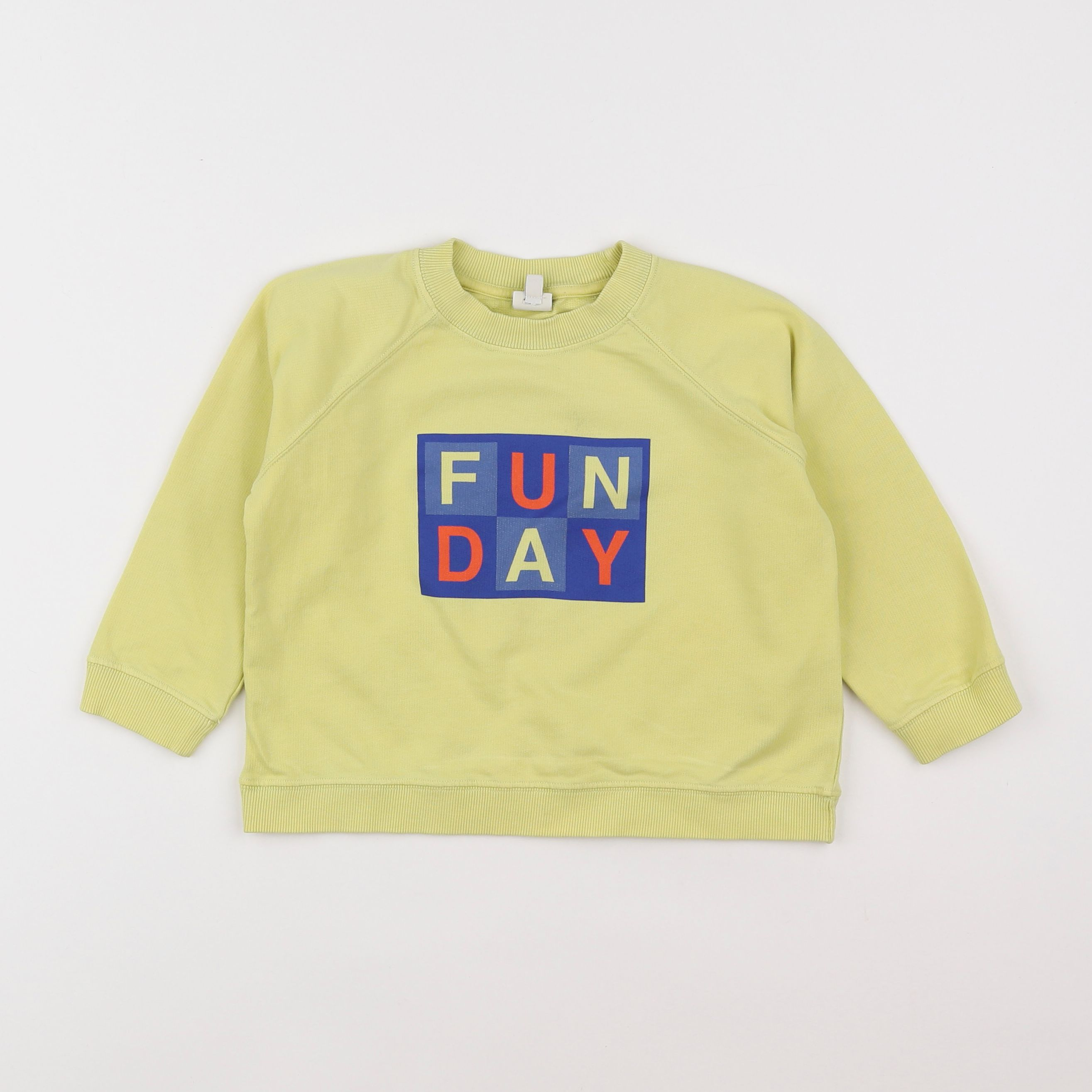 Bonton - sweat jaune - 6 mois