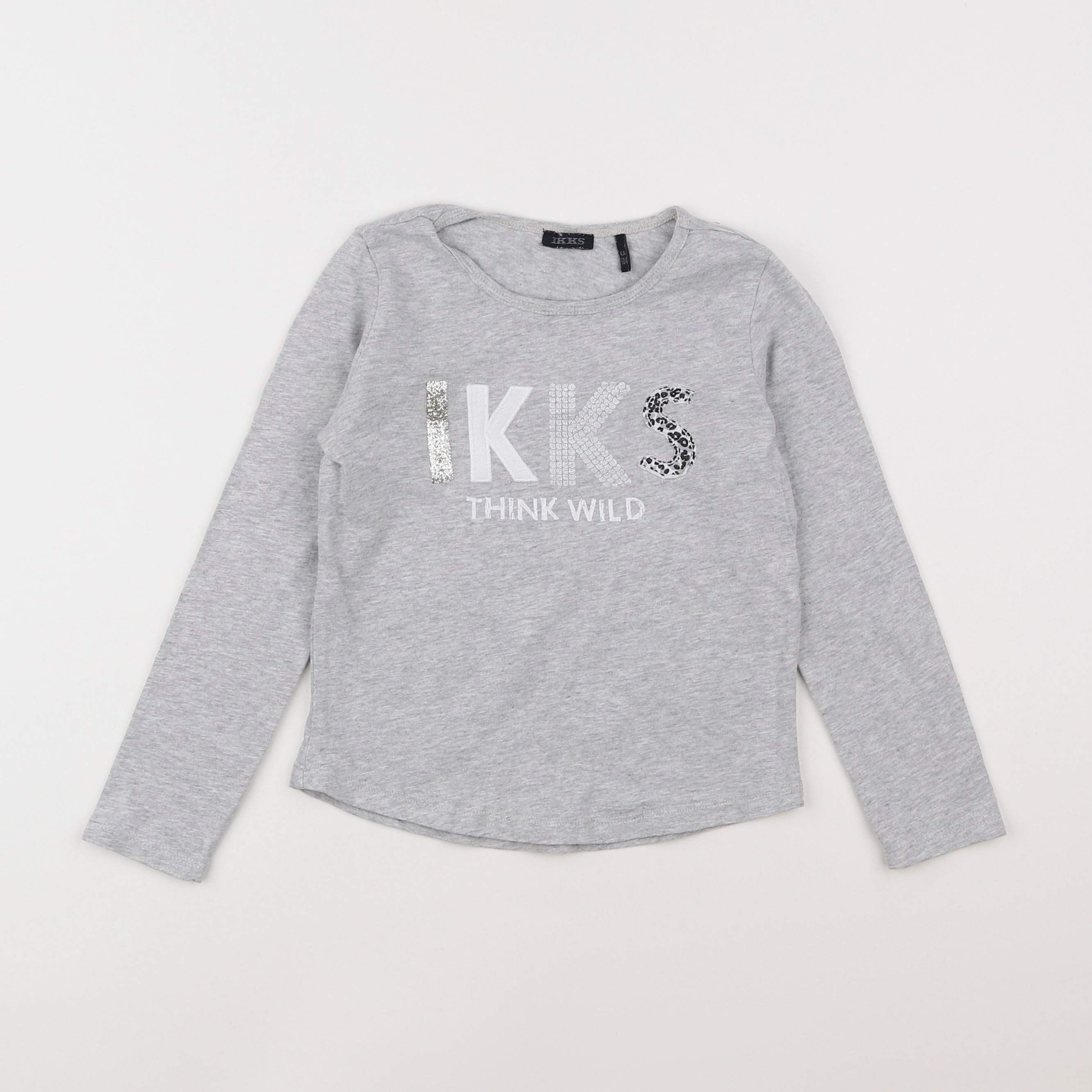 IKKS - tee-shirt gris - 4 ans