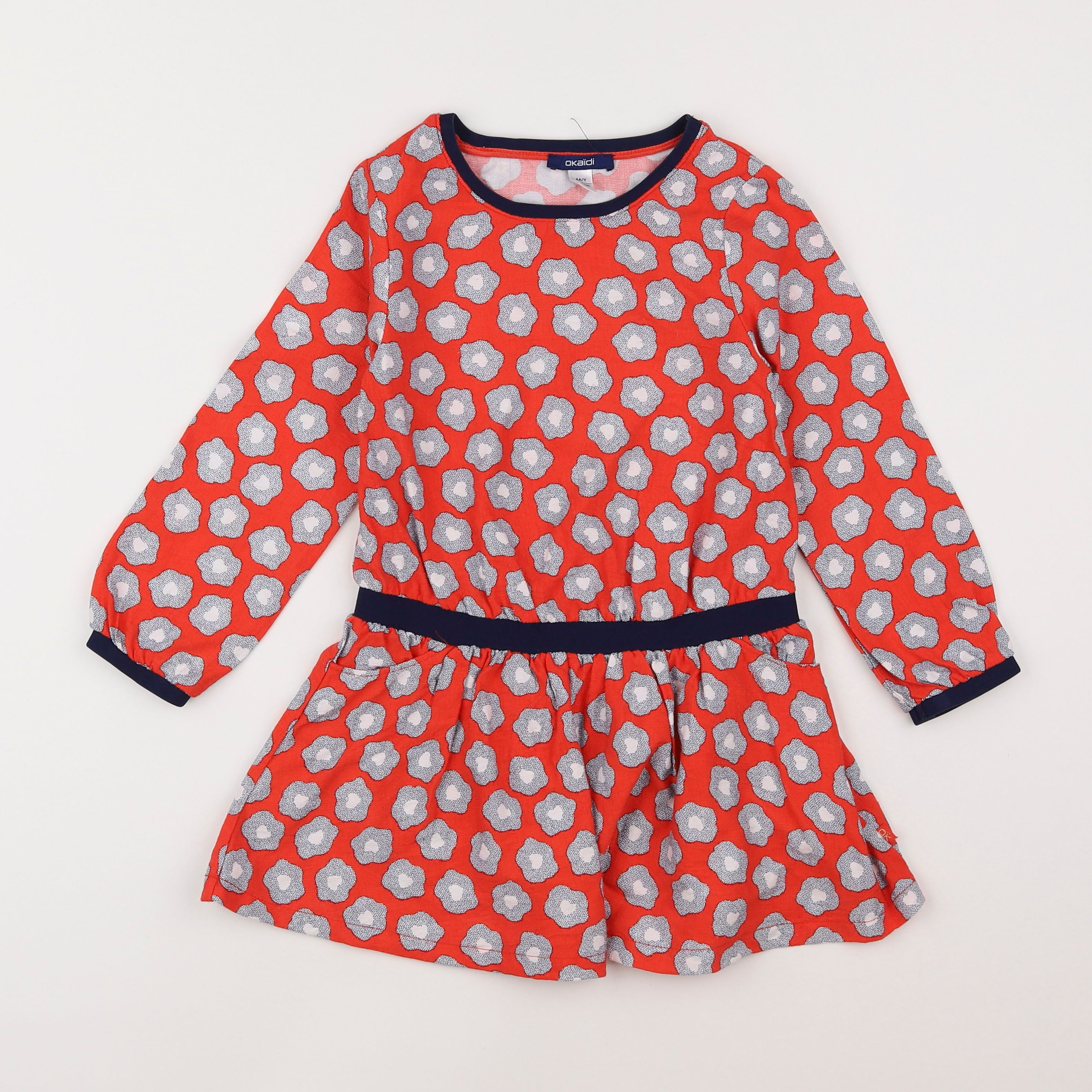 Okaidi - robe rouge - 4 ans