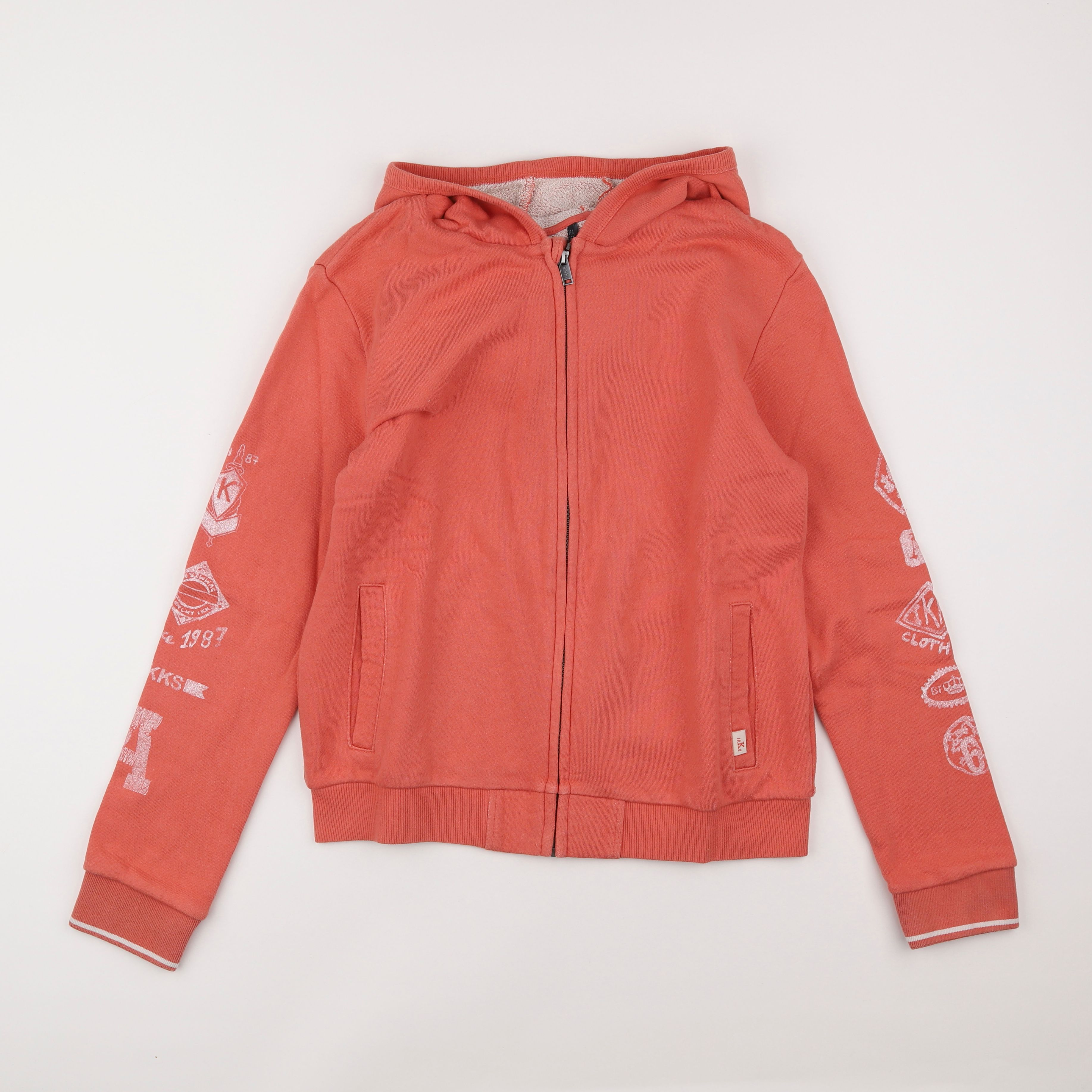 IKKS - sweat orange - 14 ans