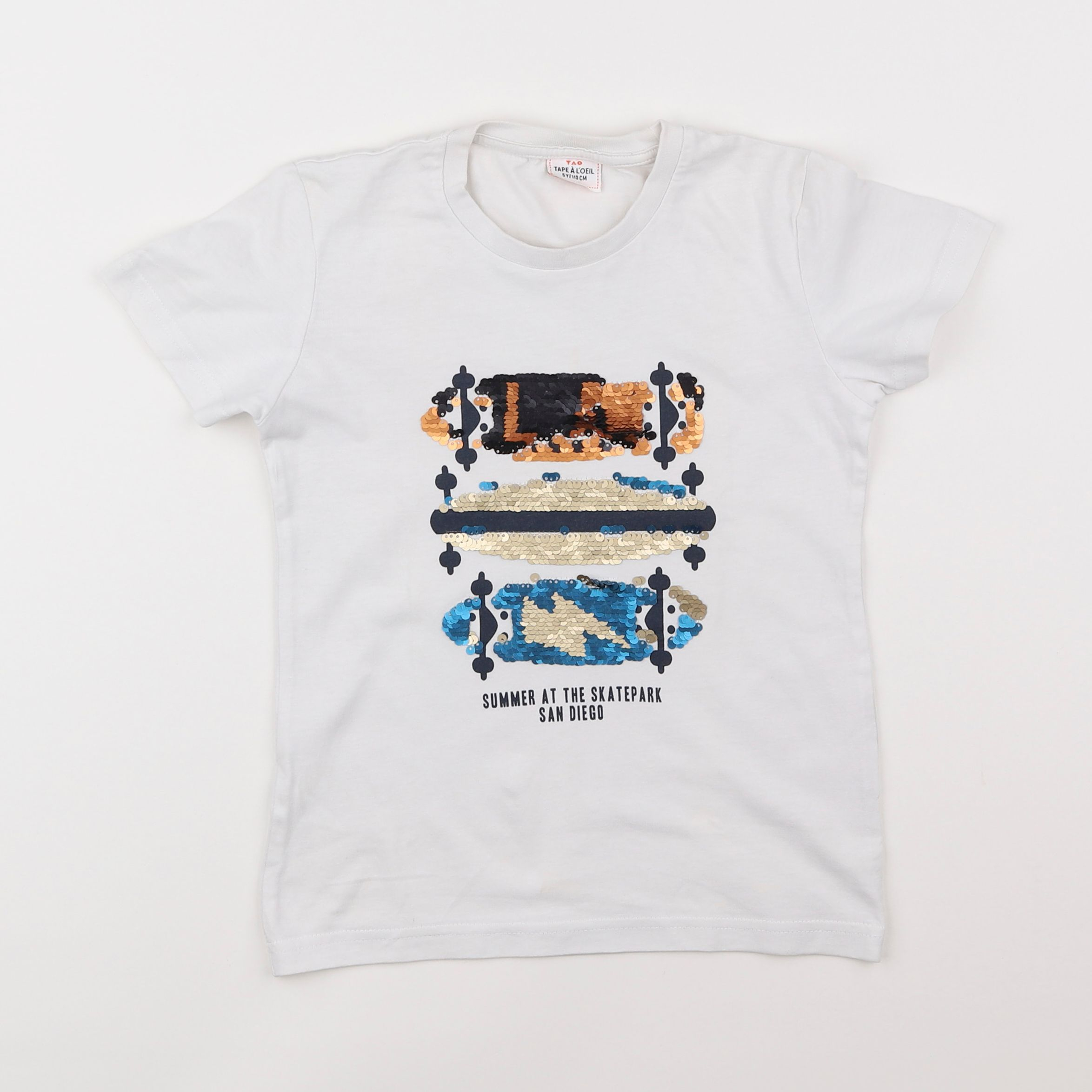 Tape à l'oeil - tee-shirt blanc - 5 ans