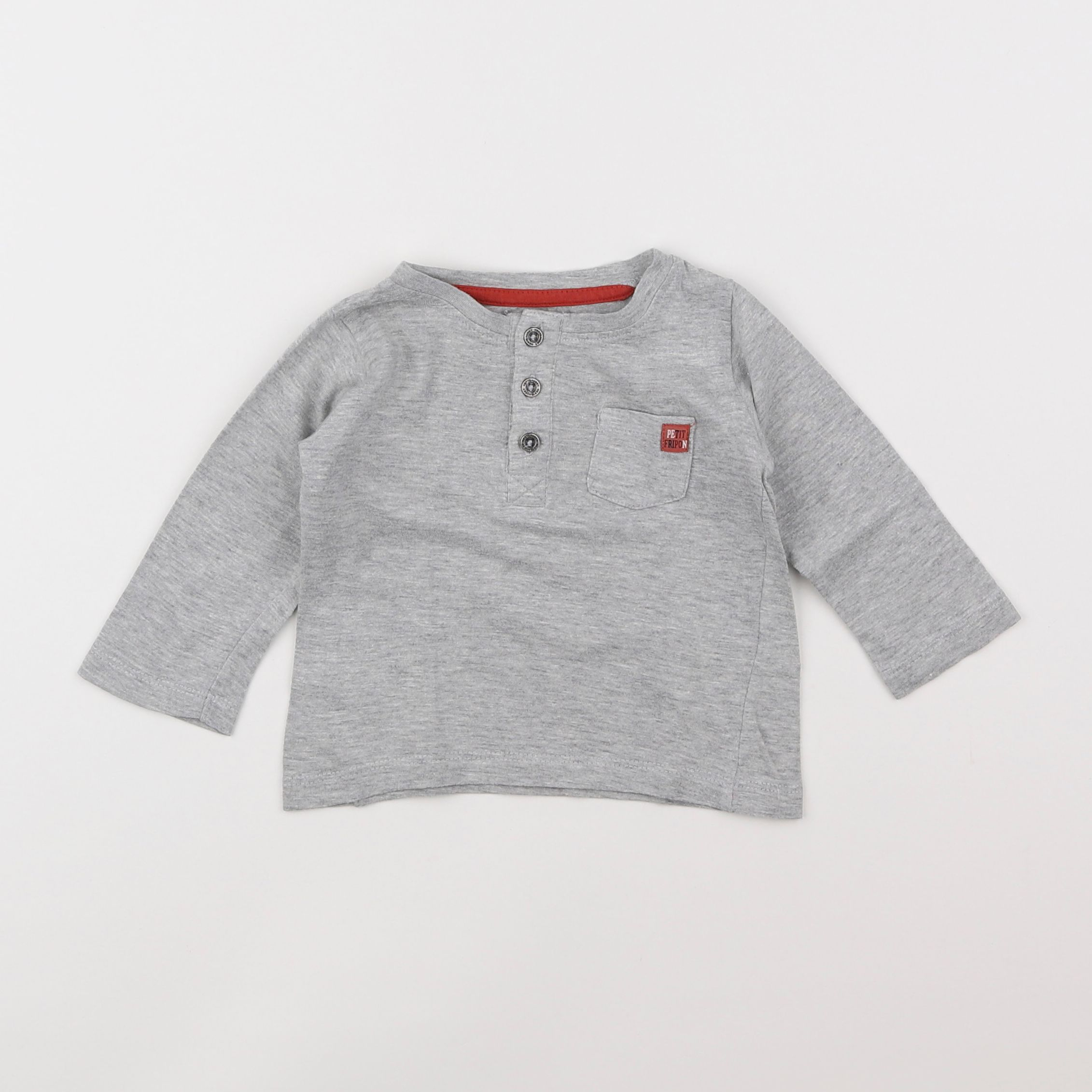 Vertbaudet - tee-shirt gris - 6 mois