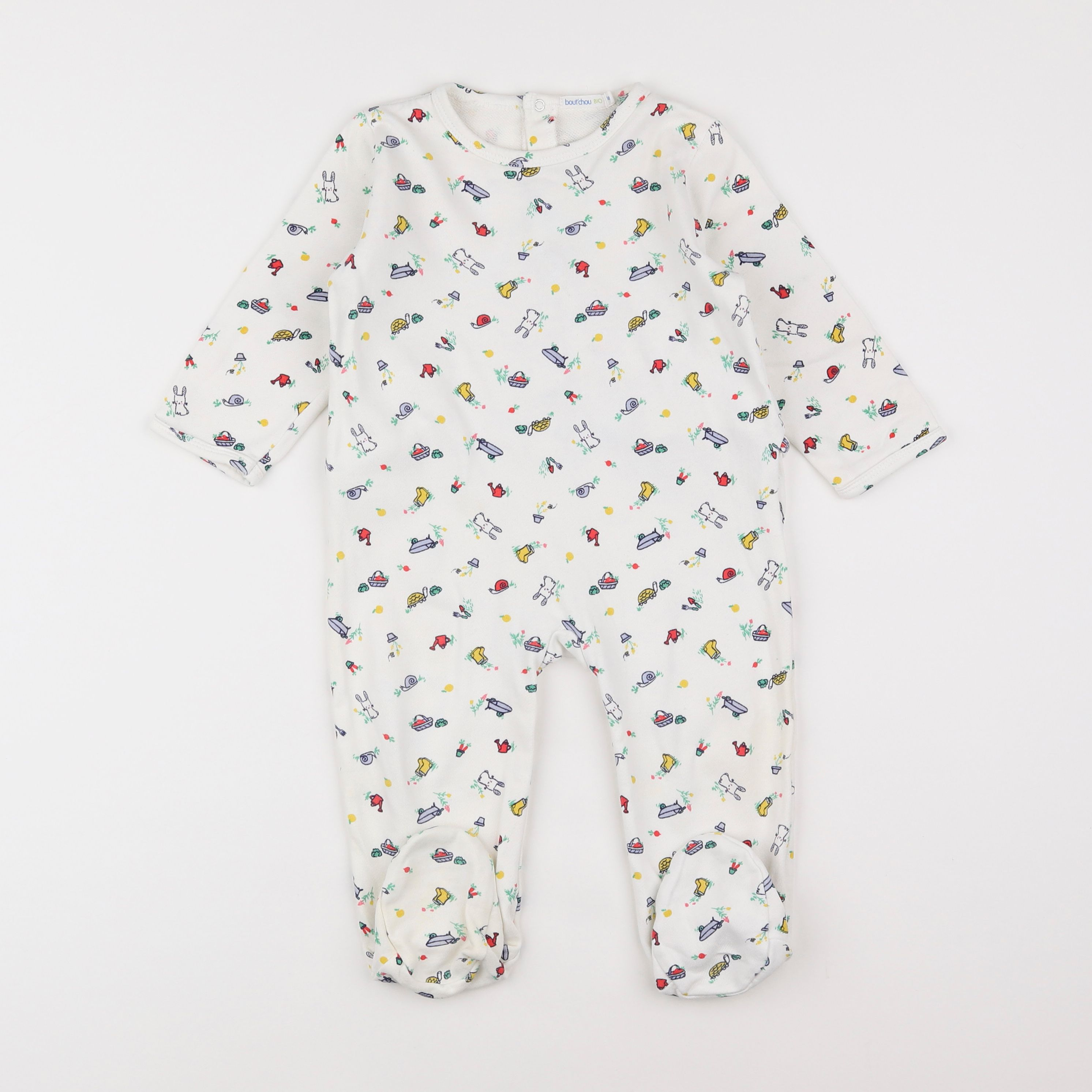 Boutchou - pyjama coton multicolore - 18 mois