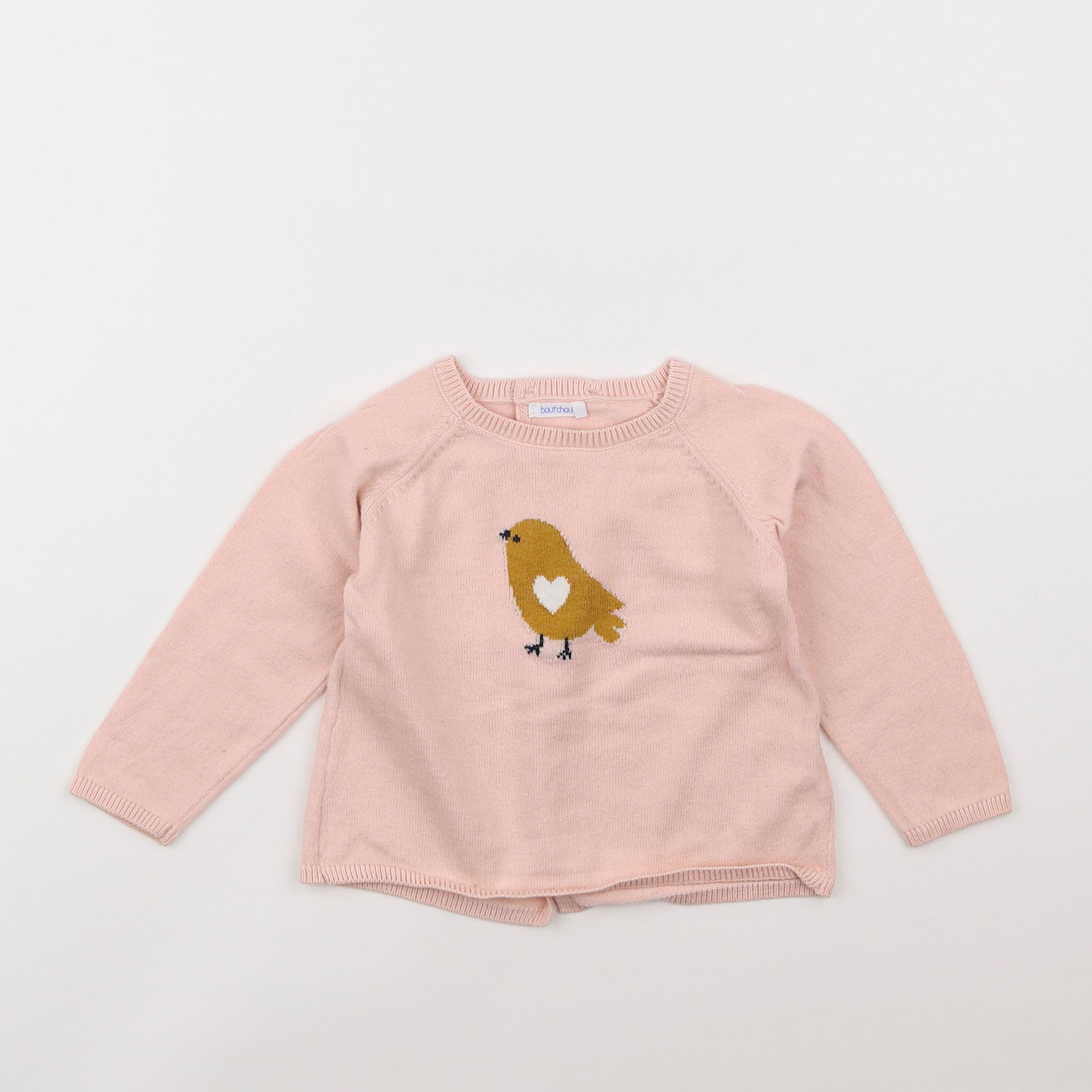 Boutchou - pull rose - 18 mois