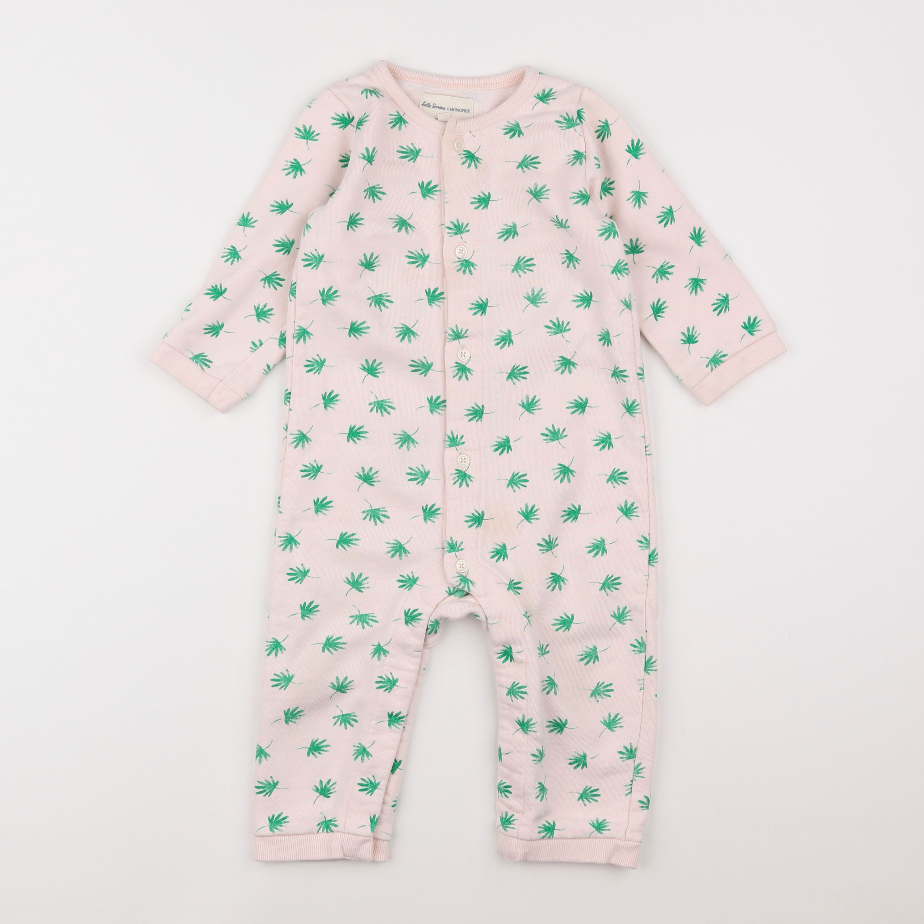 Monoprix x Hello Simone - pyjama coton rose - 12/18 mois