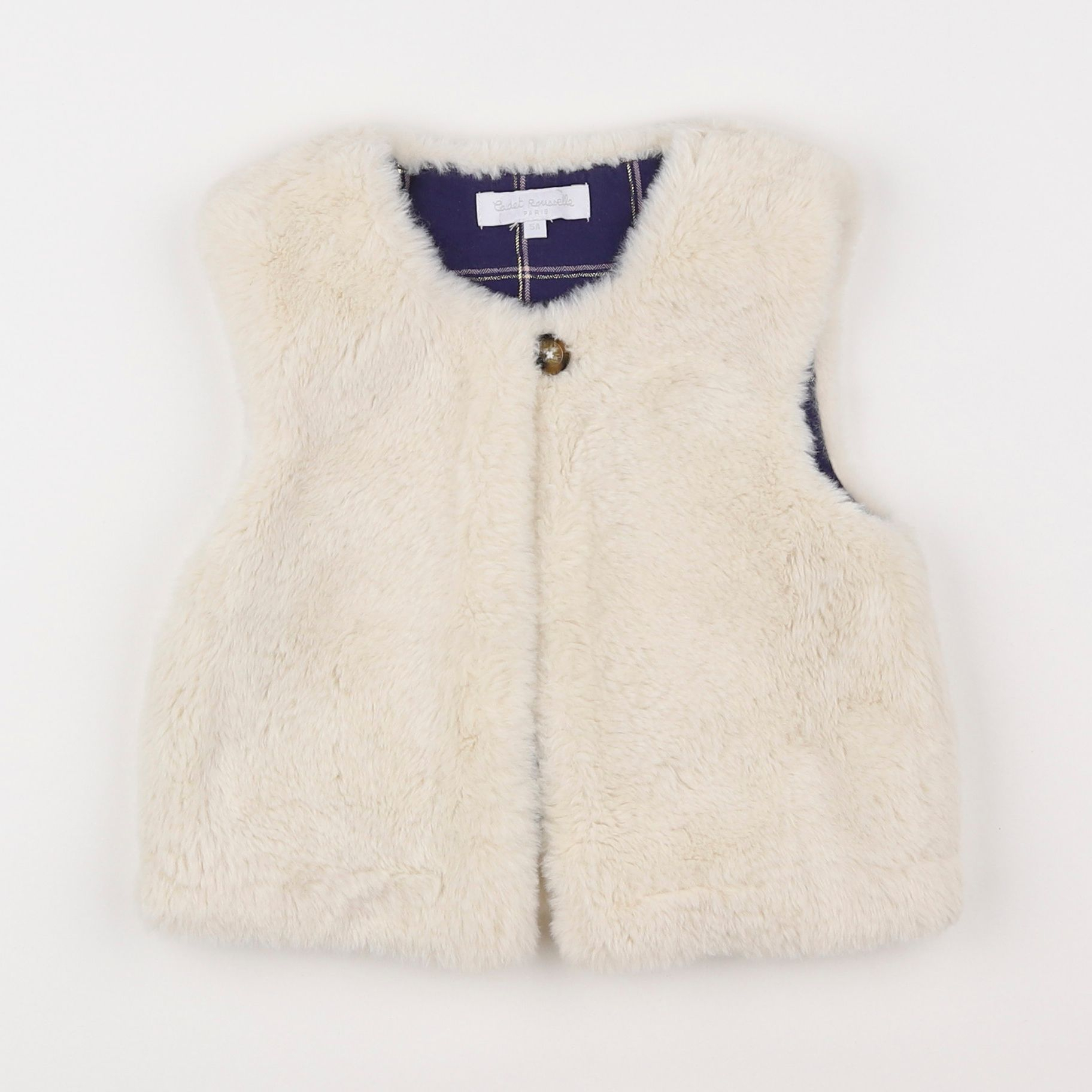 Cadet Rousselle - gilet blanc - 5 ans