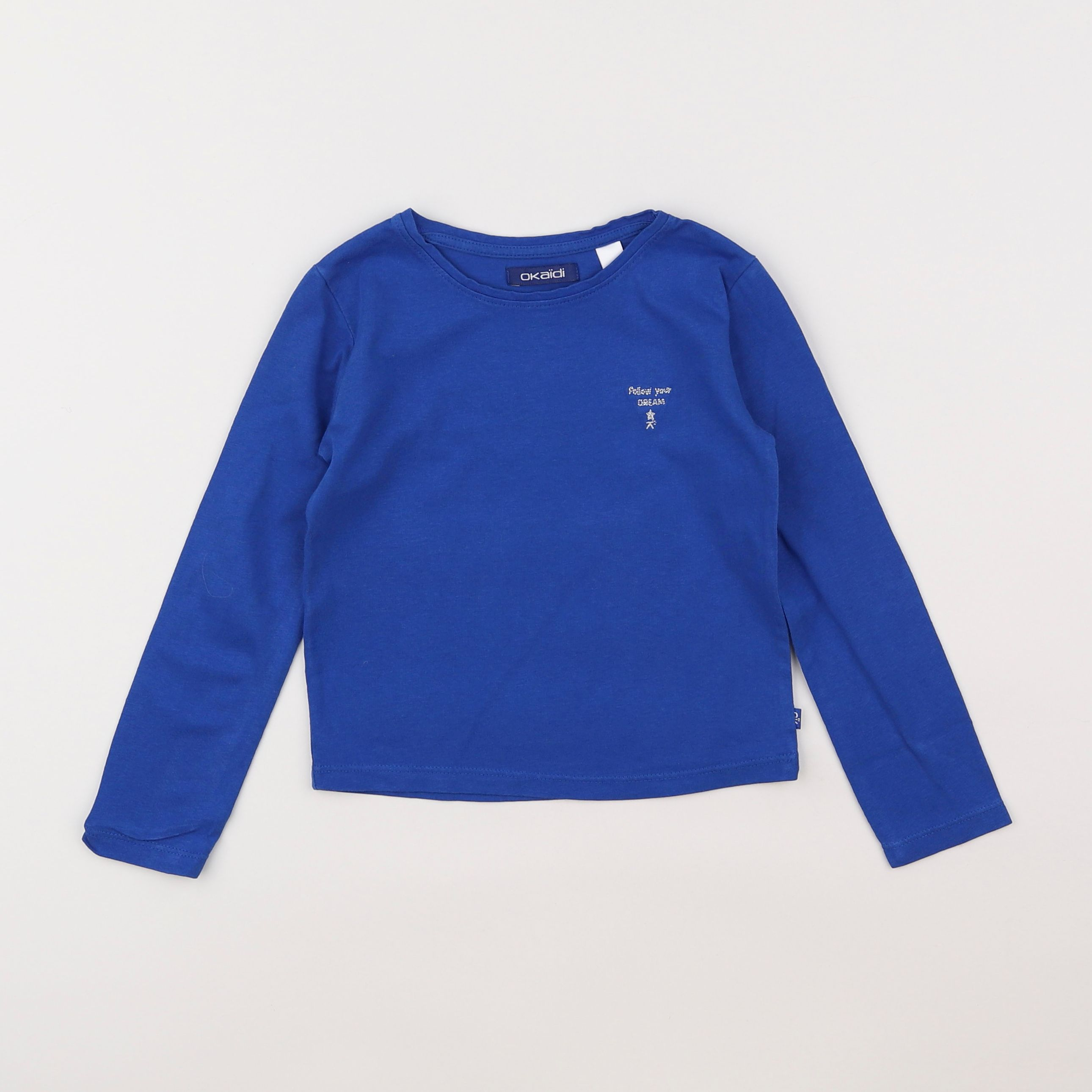 Okaidi - tee-shirt bleu - 3 ans