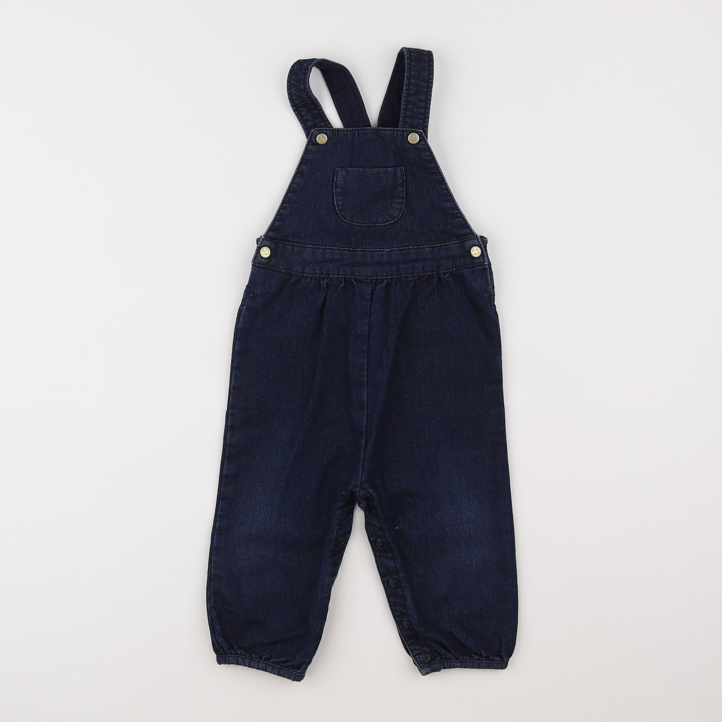 Petit Bateau - salopette bleu - 18 mois