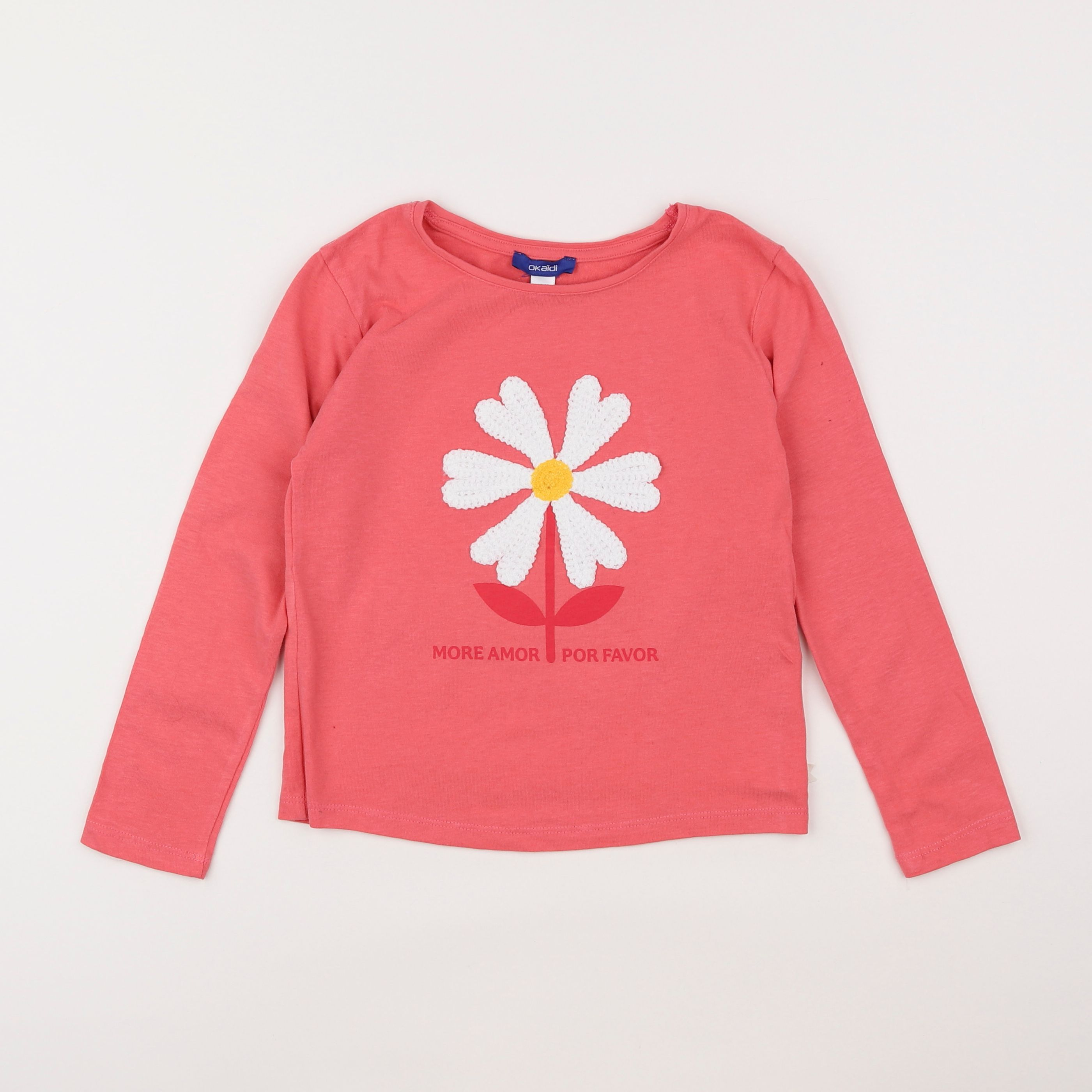 Okaidi - tee-shirt rose - 6 ans