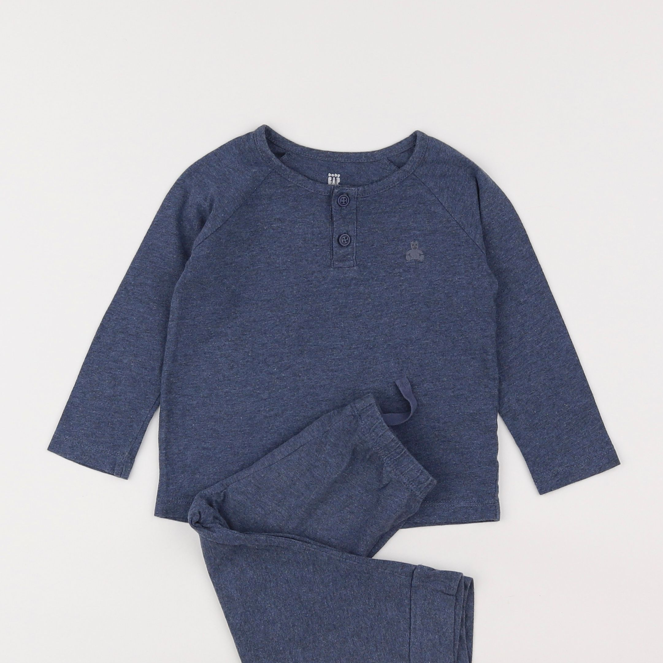 GAP - pyjama coton bleu - 12/18 mois