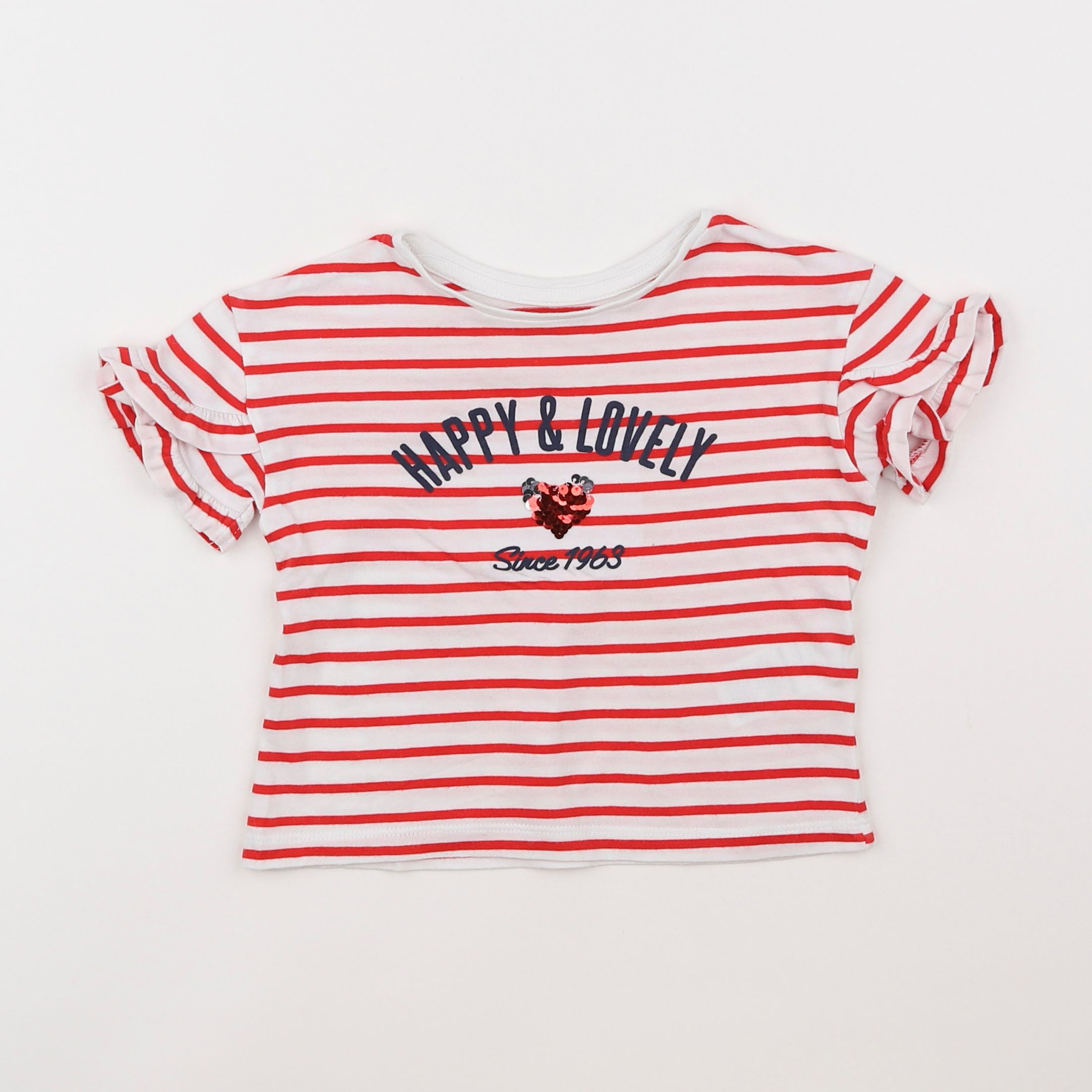 Vertbaudet - tee-shirt multicolore - 2 ans