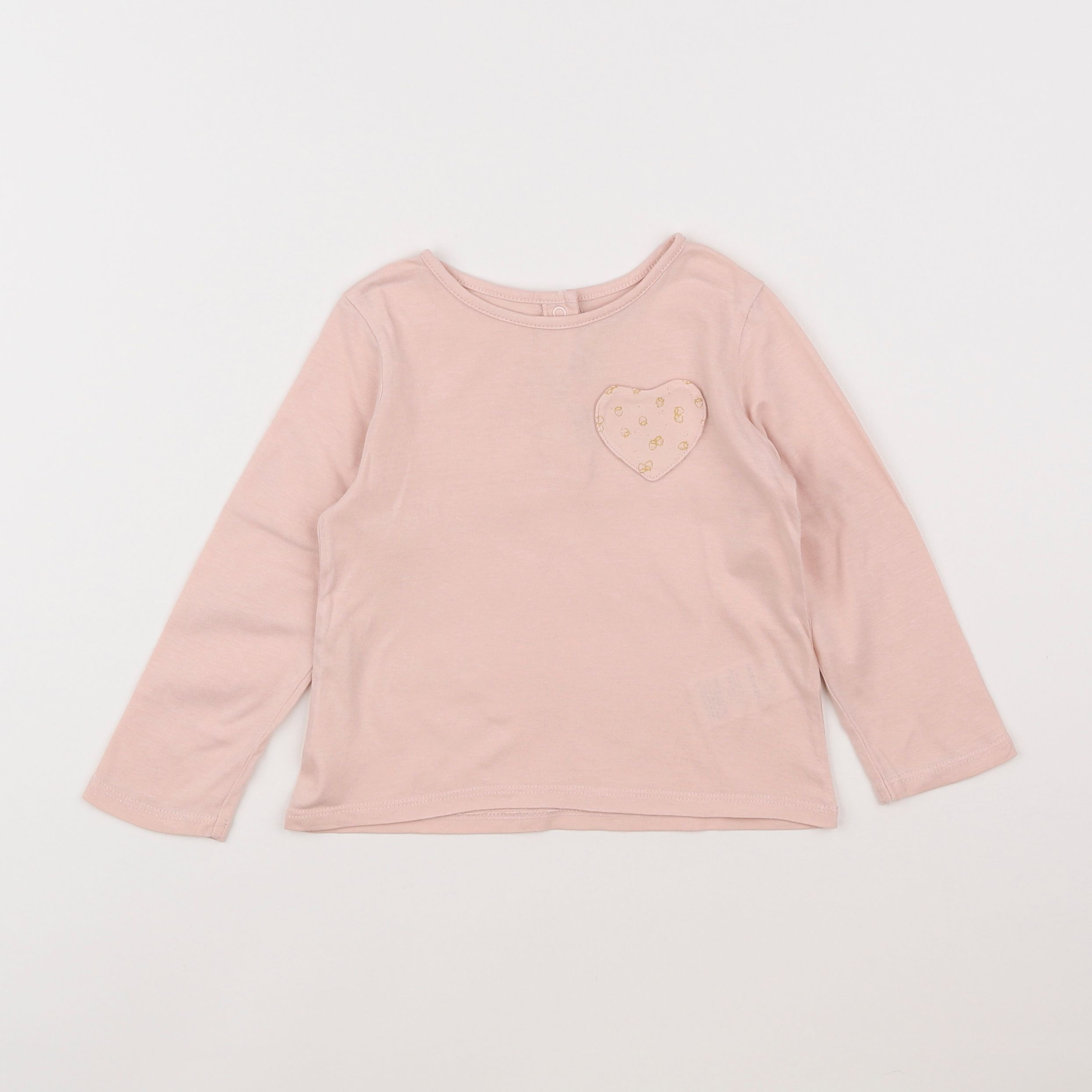 Vertbaudet - tee-shirt rose - 2 ans