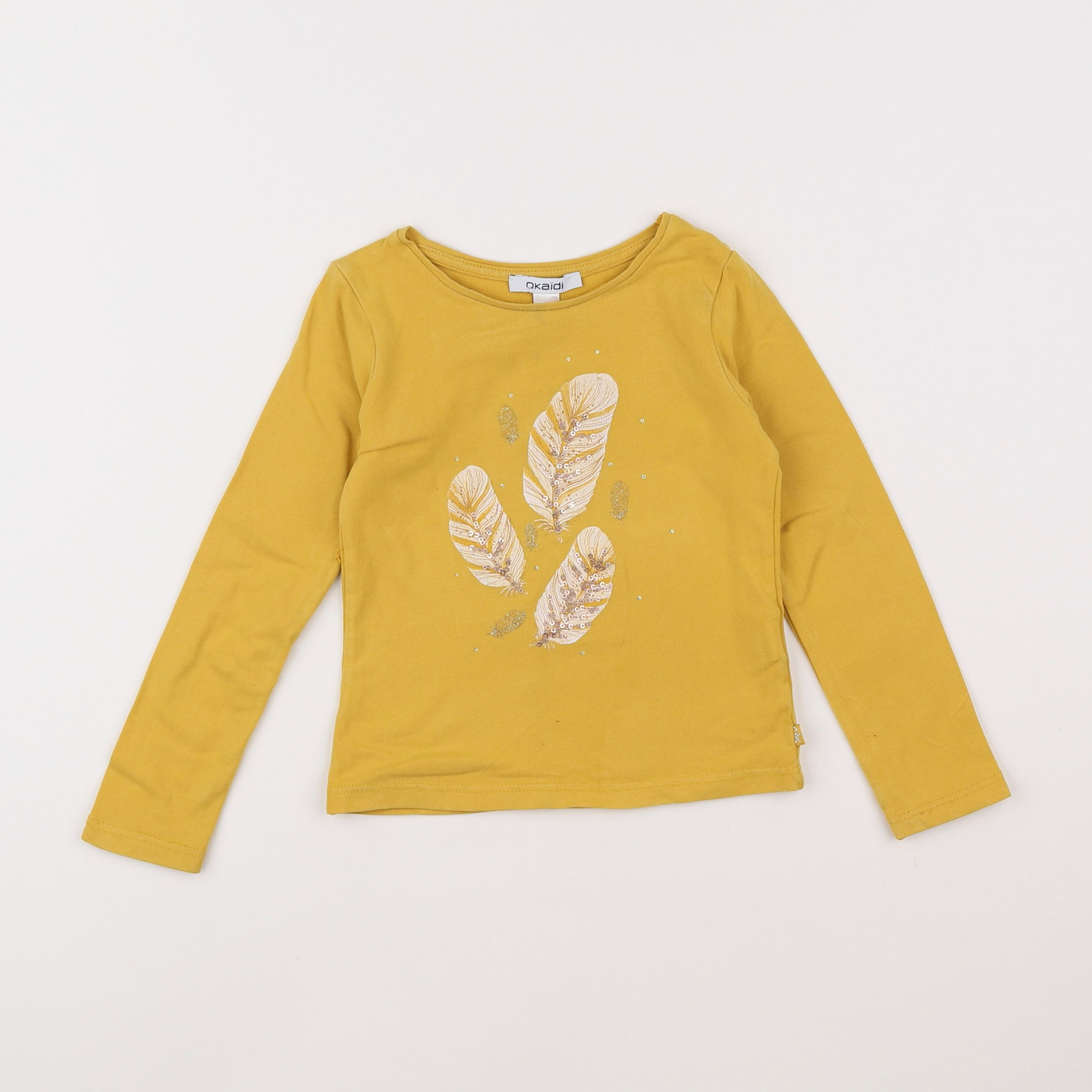 Okaidi - tee-shirt jaune - 3 ans