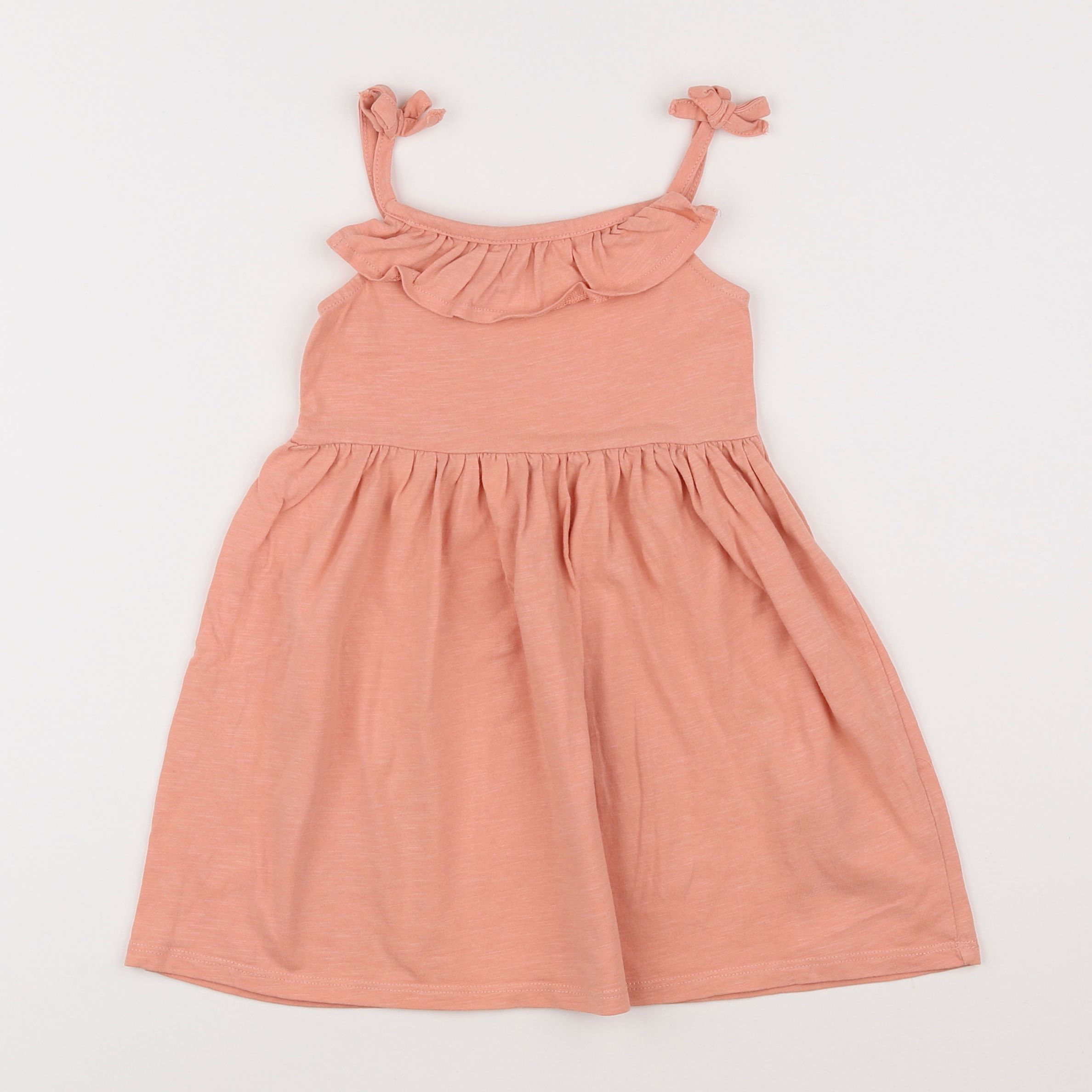 Vertbaudet - robe orange - 3 ans