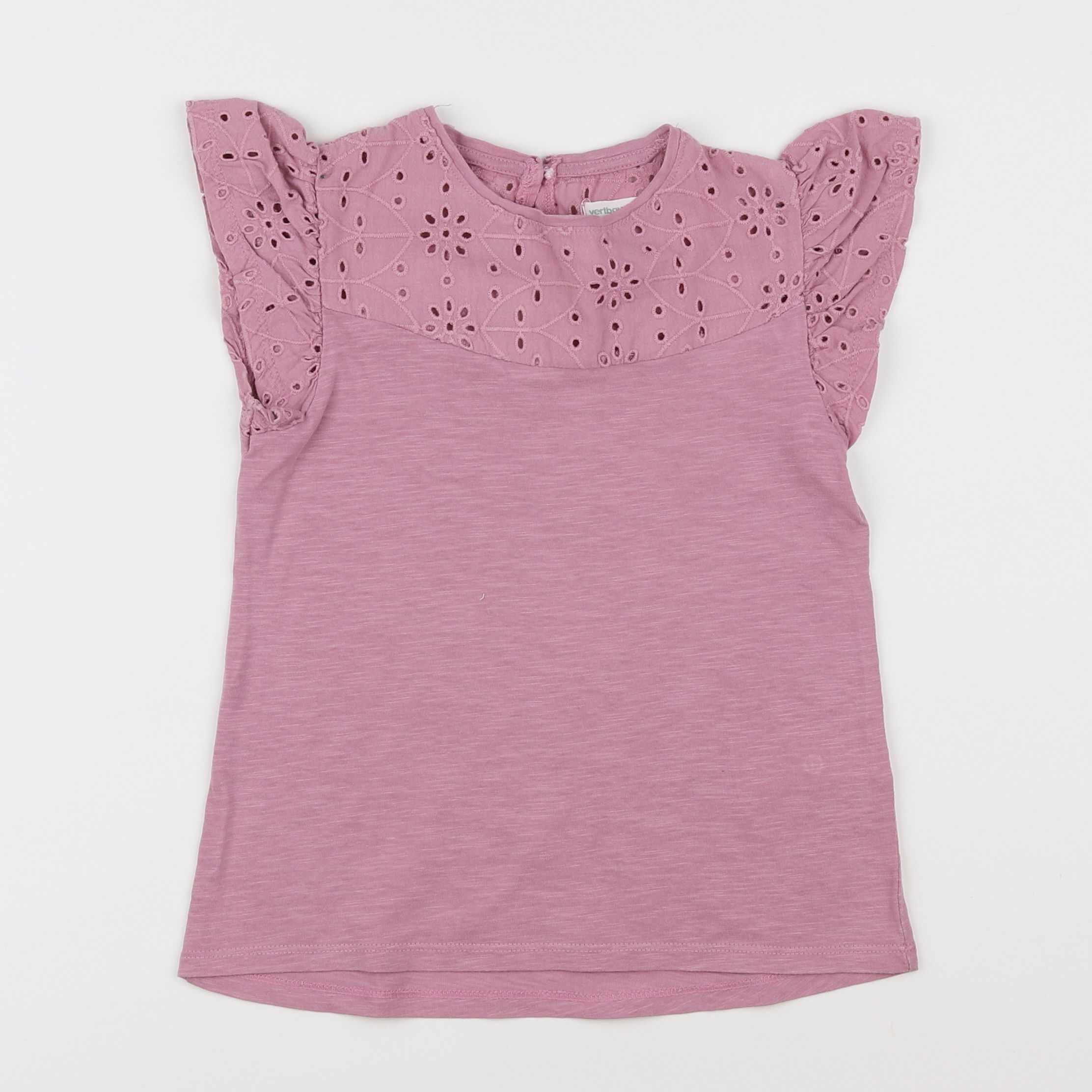 Vertbaudet - tee-shirt rose - 8 ans