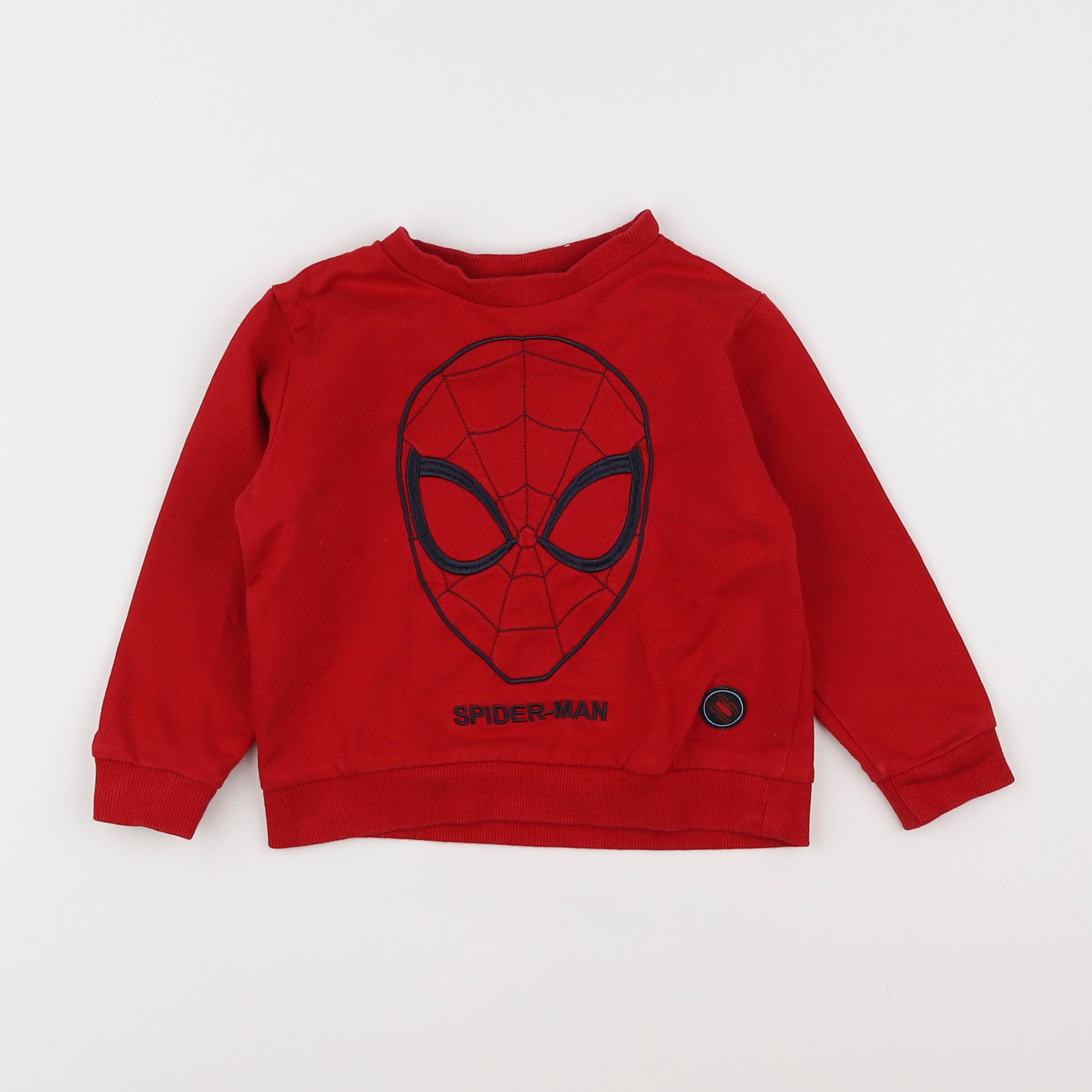 Vertbaudet - sweat rouge - 3 ans