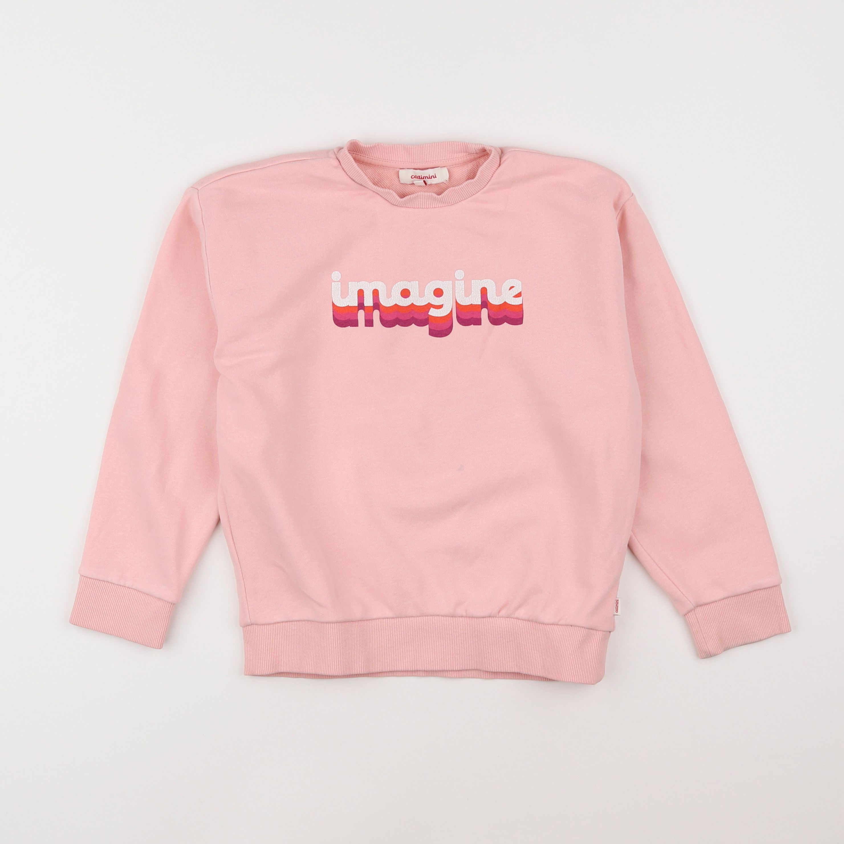 Catimini - sweat rose - 7 ans