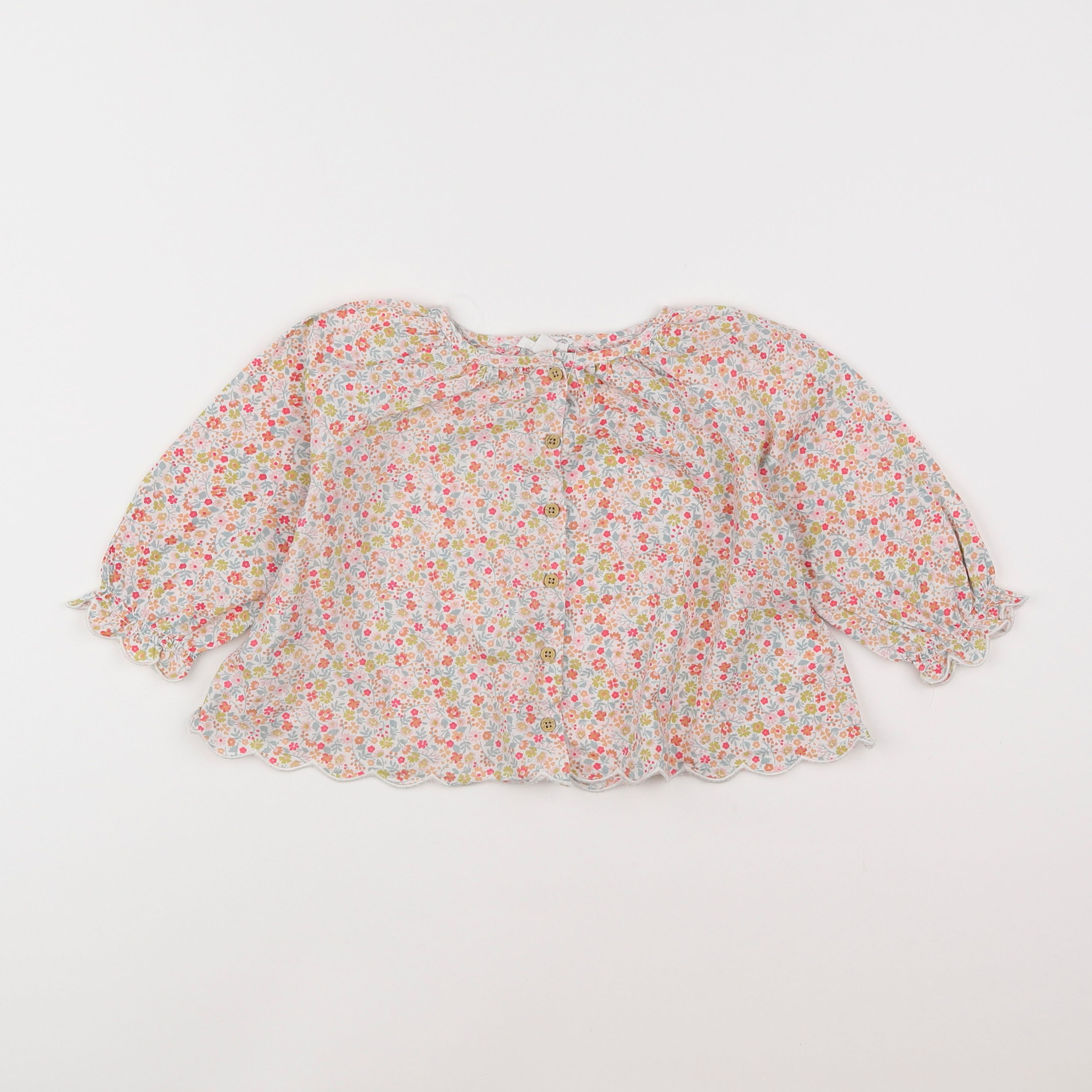 Vertbaudet - blouse multicolore - 18 mois