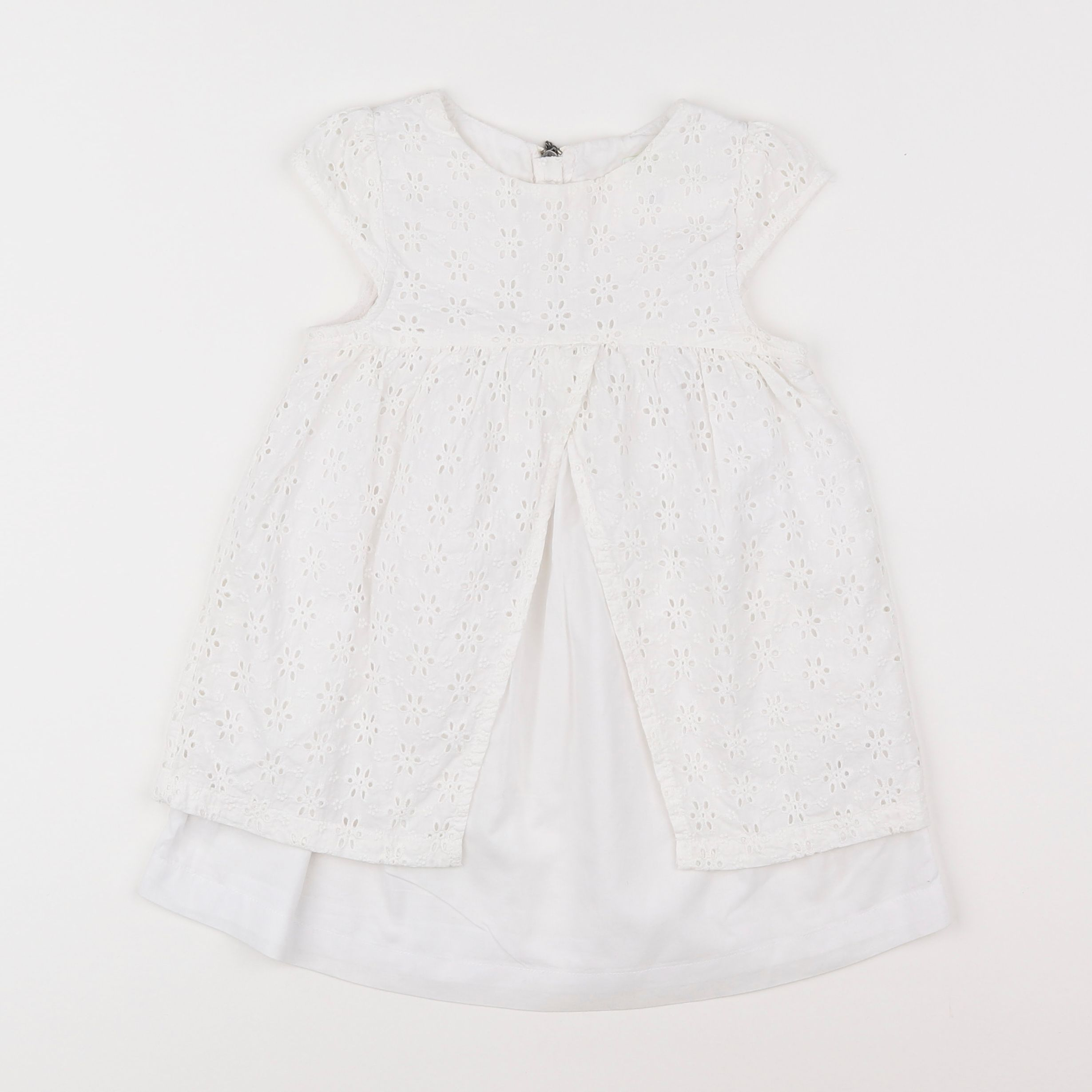 Vertbaudet - robe blanc - 4 ans