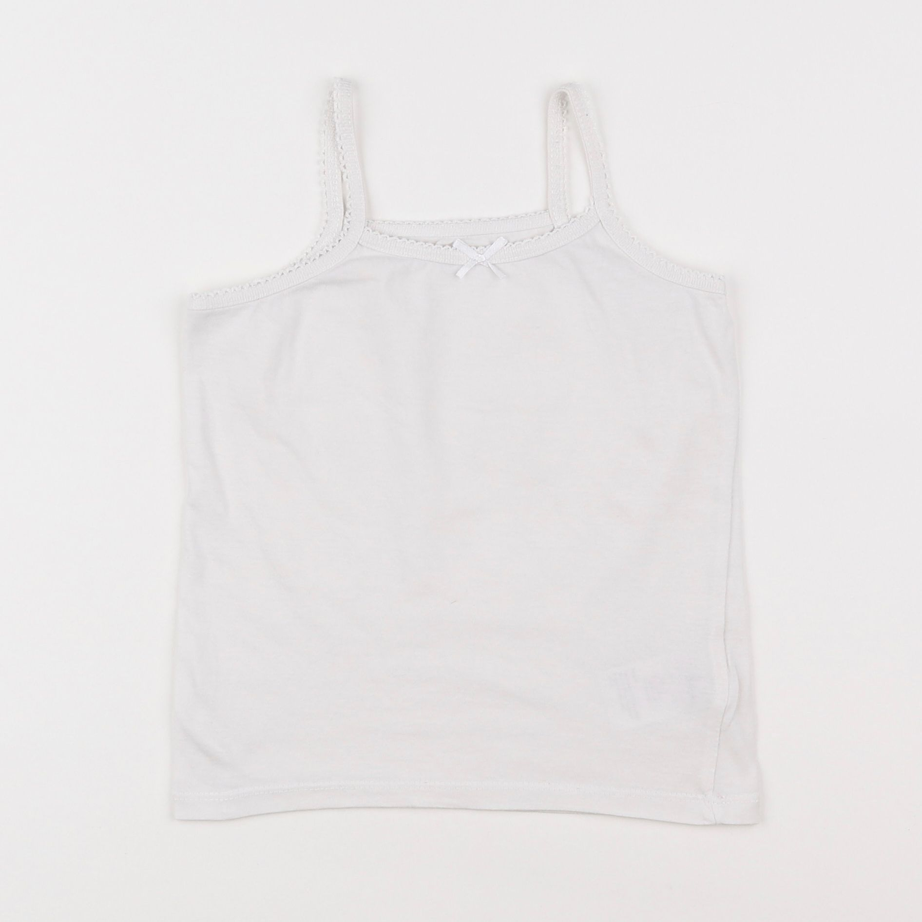 Vertbaudet - maillot de corps blanc - 6 ans