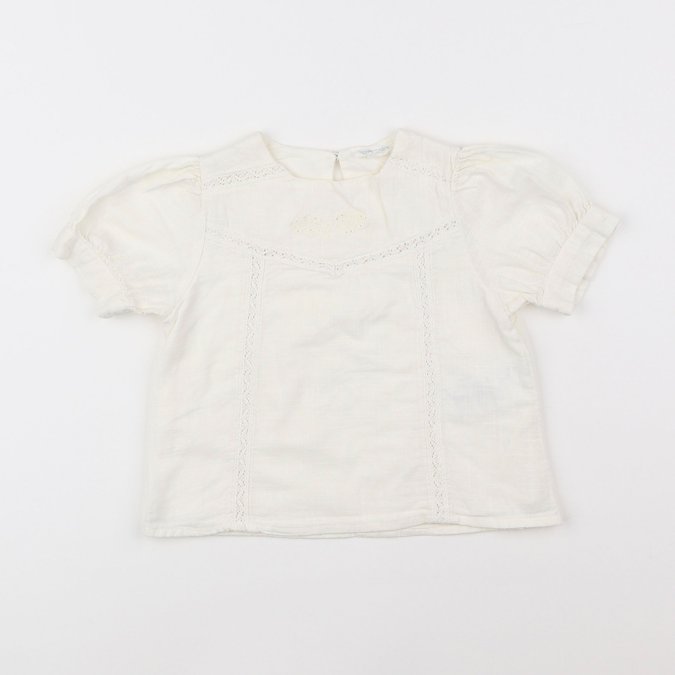 Vertbaudet - blouse blanc - 3 ans