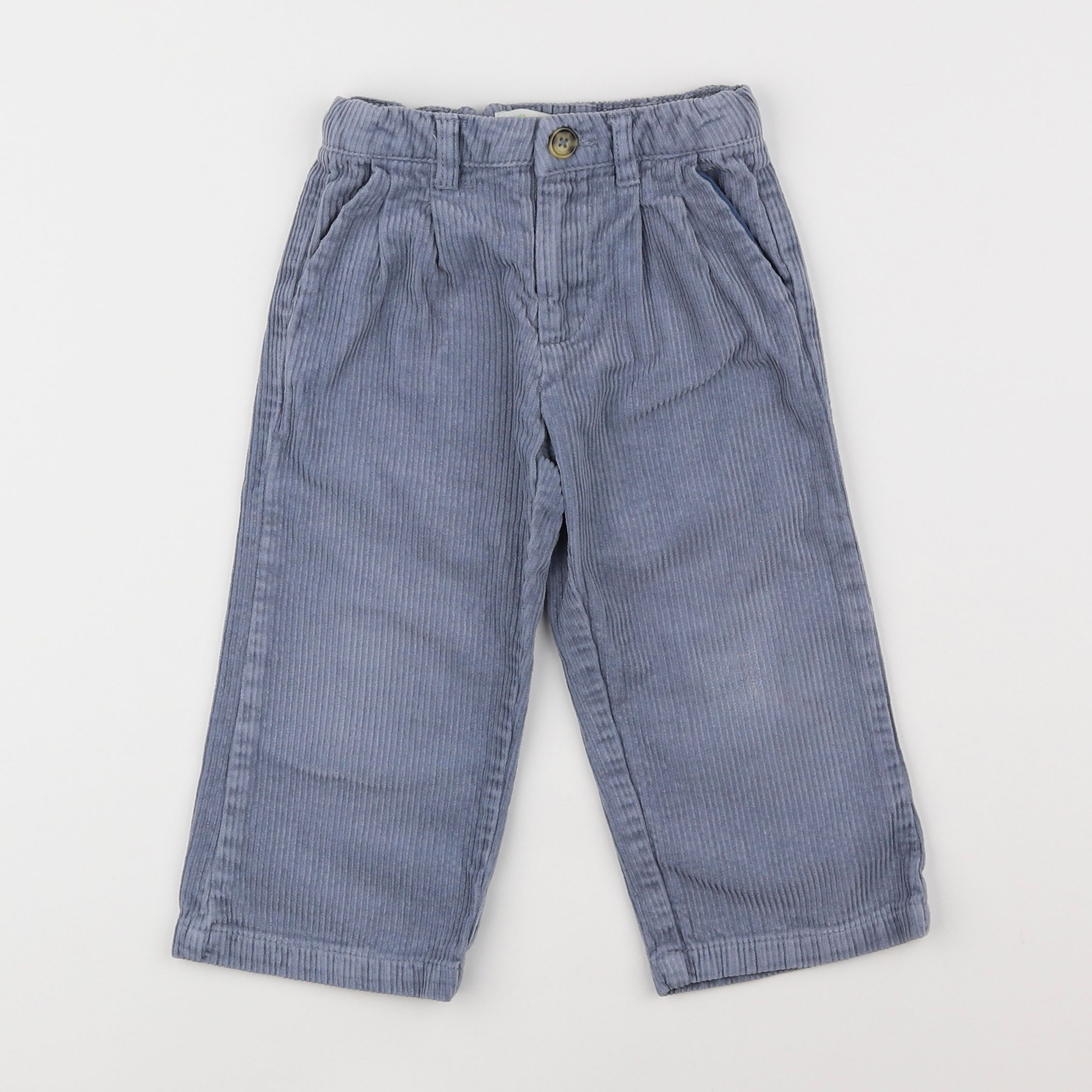 Vertbaudet - pantalon bleu - 2 ans