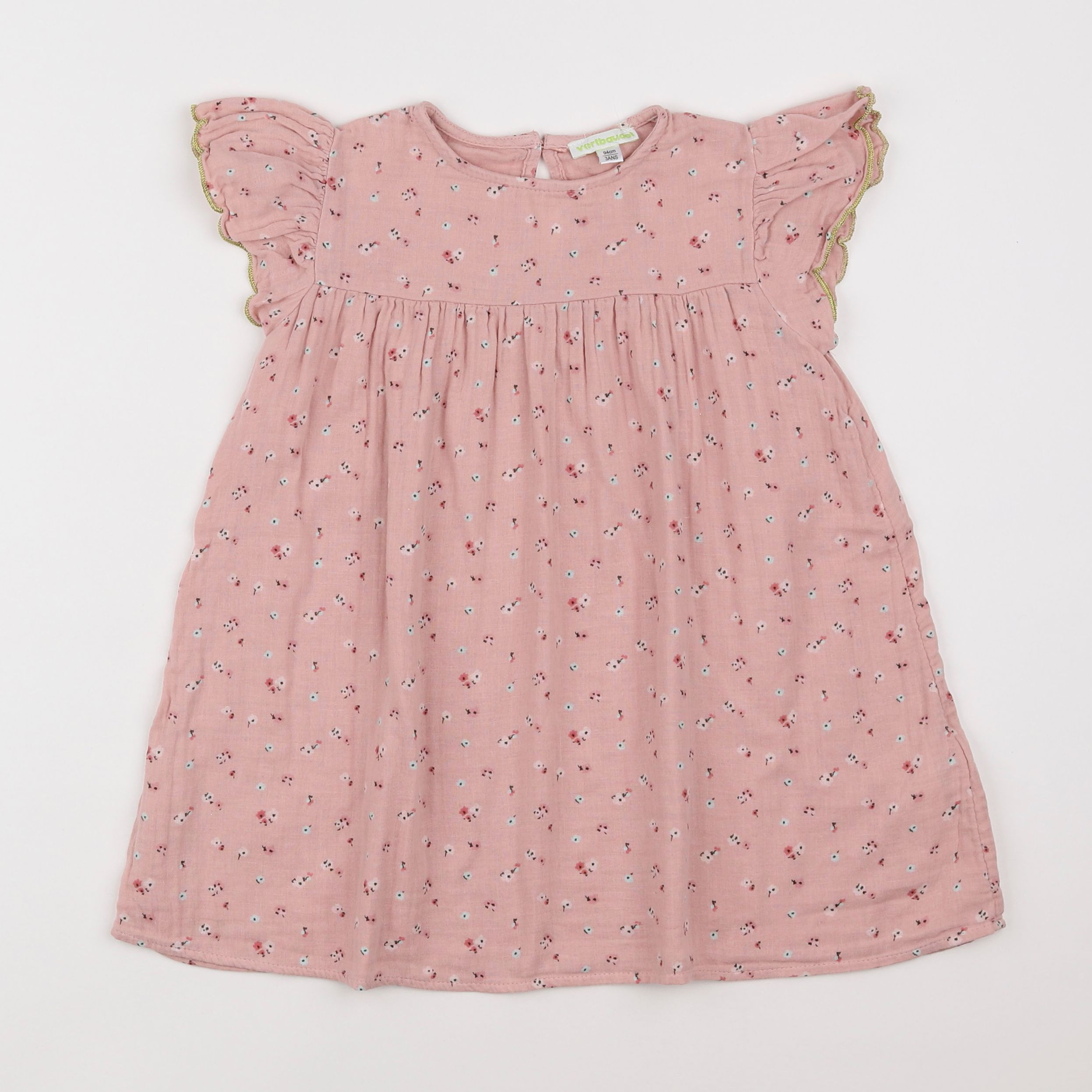 Vertbaudet - robe rose - 3 ans