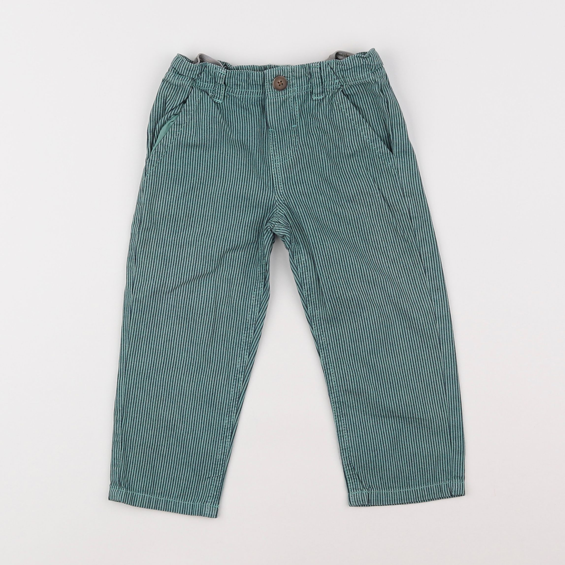 Boutchou - pantalon vert - 18 mois