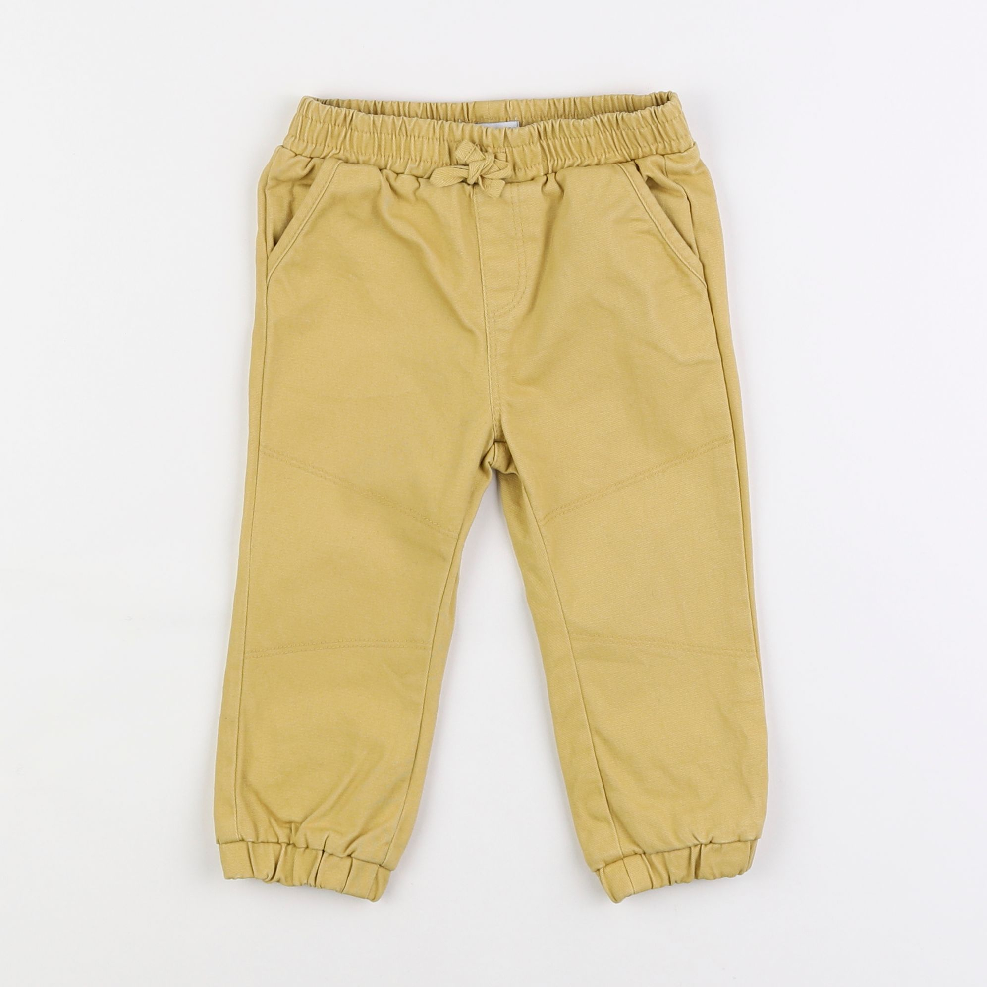 Vertbaudet - pantalon jaune - 18 mois