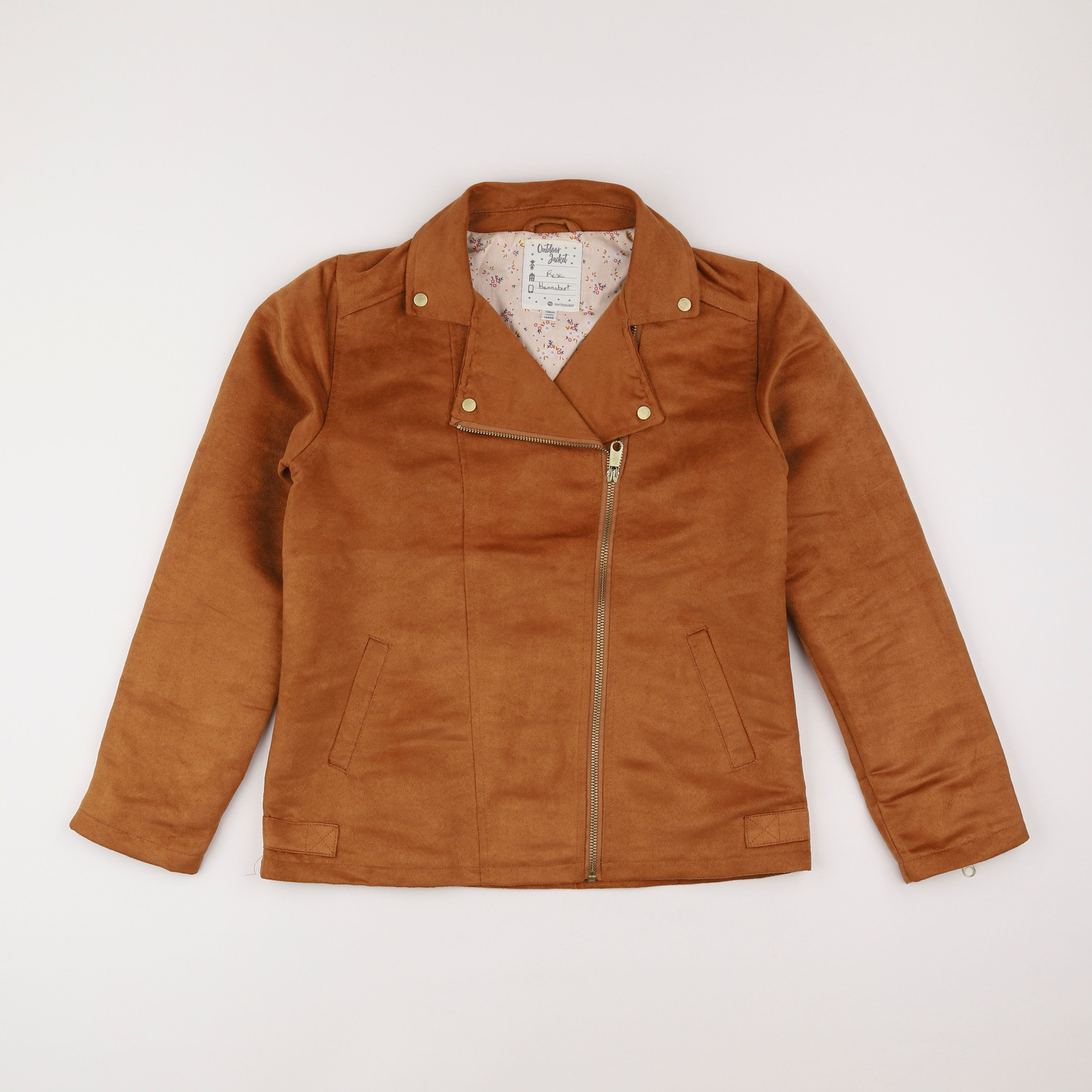 Vertbaudet - veste marron - 14 ans