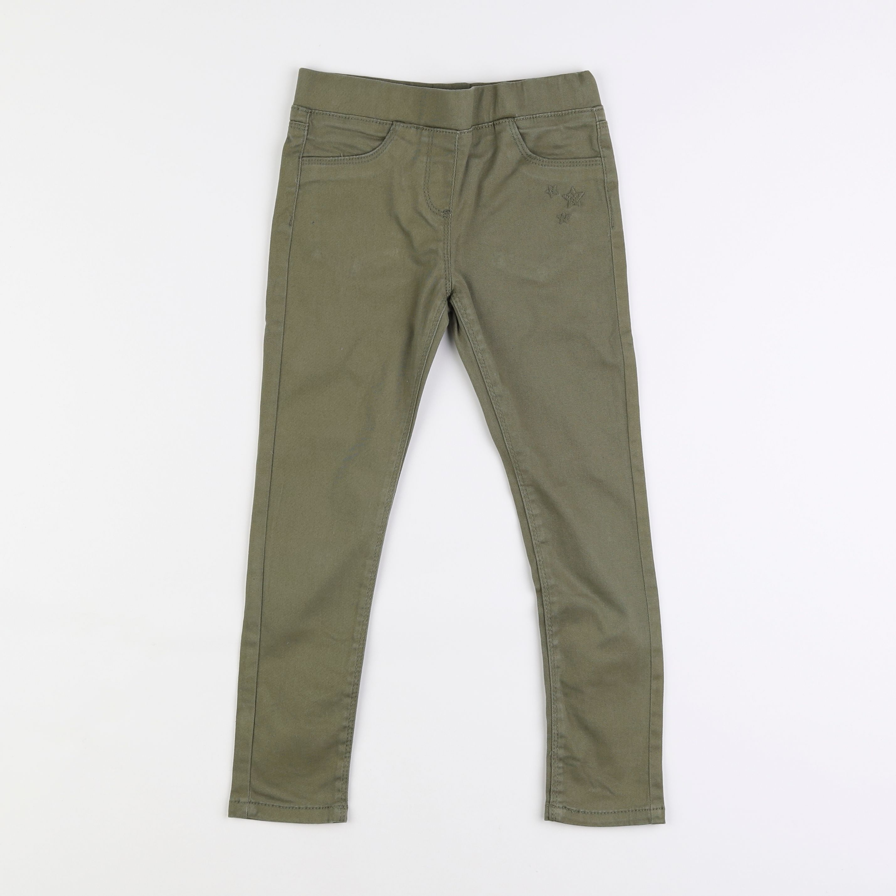 Vertbaudet - jegging vert - 6 ans