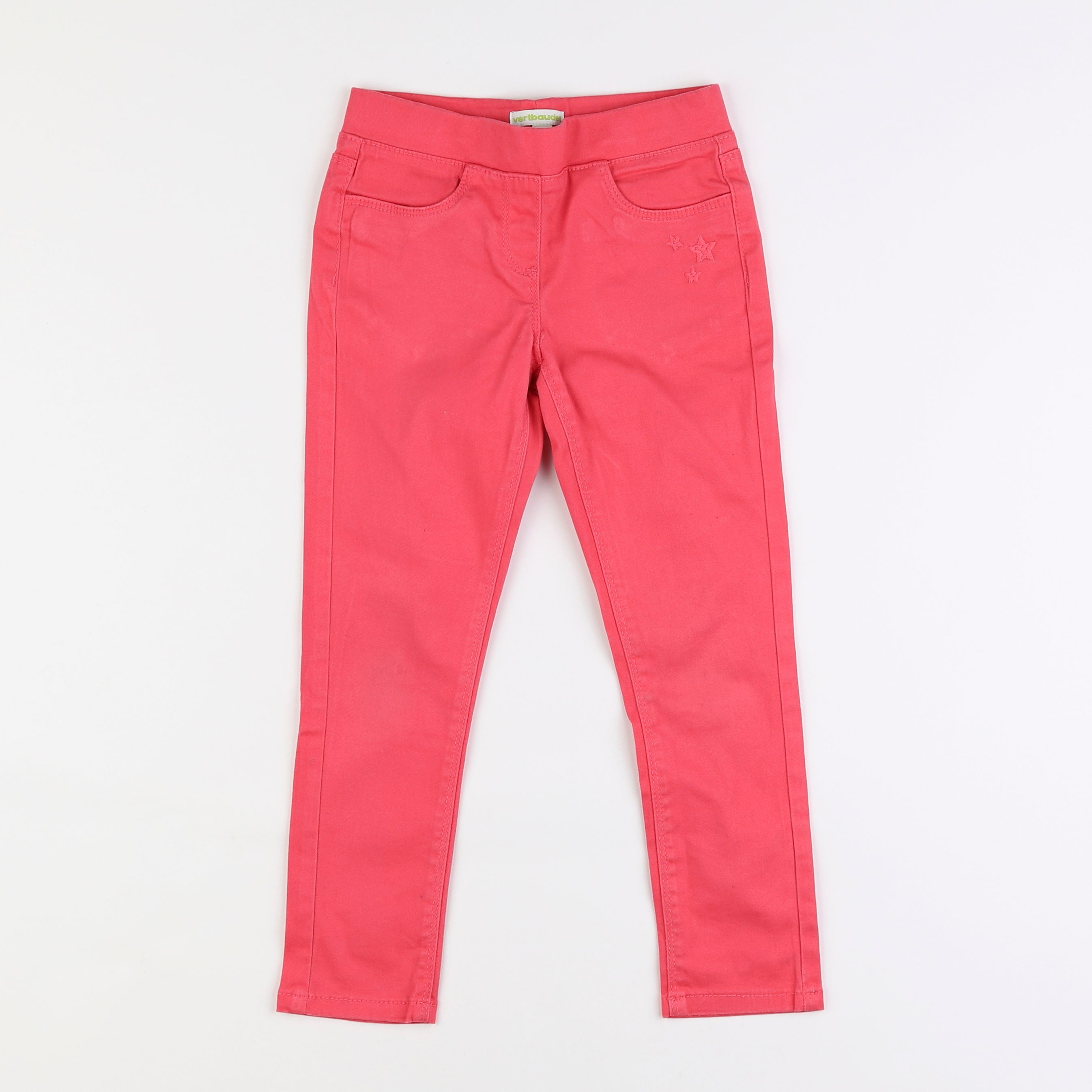 Vertbaudet - jegging rose - 6 ans