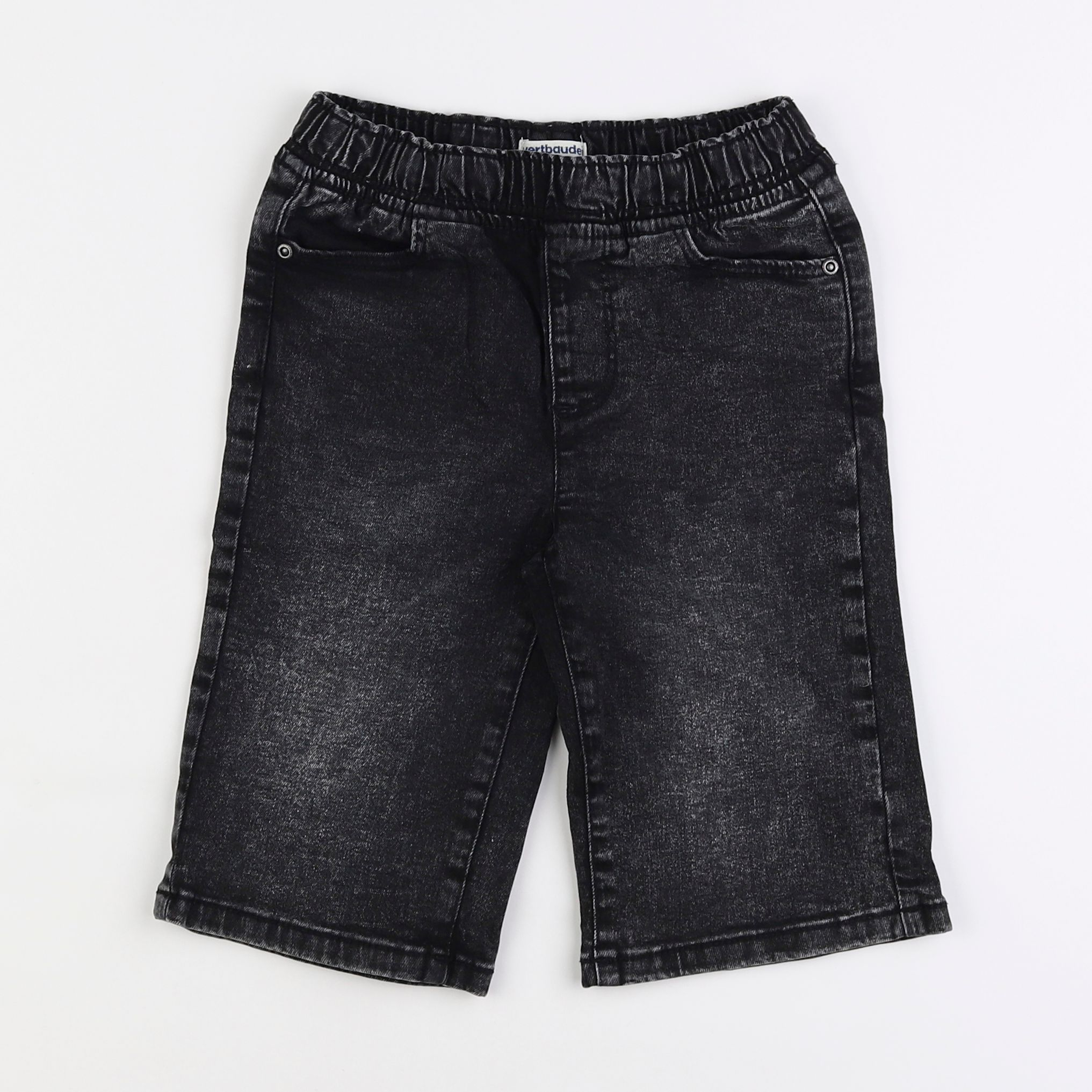 Vertbaudet - short noir - 7 ans